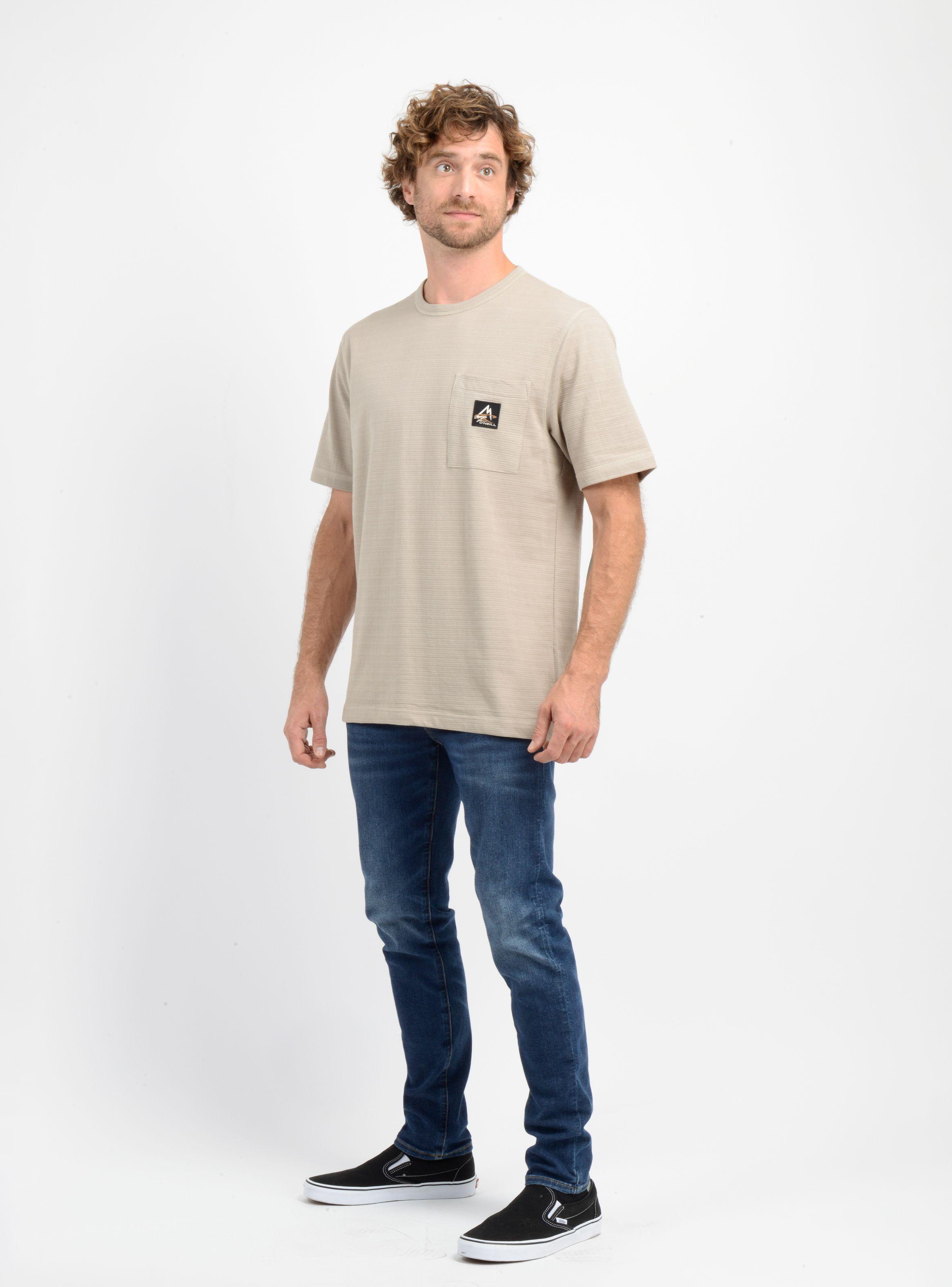POLERA MANGA CORTA TORREY II BEIGE OSCURO-2