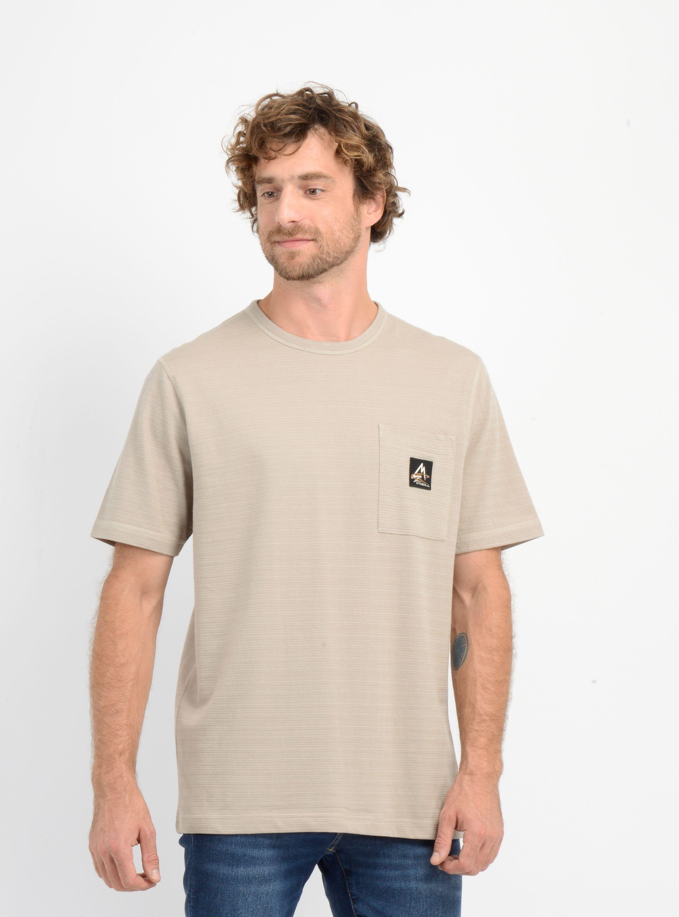 POLERA MANGA CORTA TORREY II BEIGE OSCURO-3