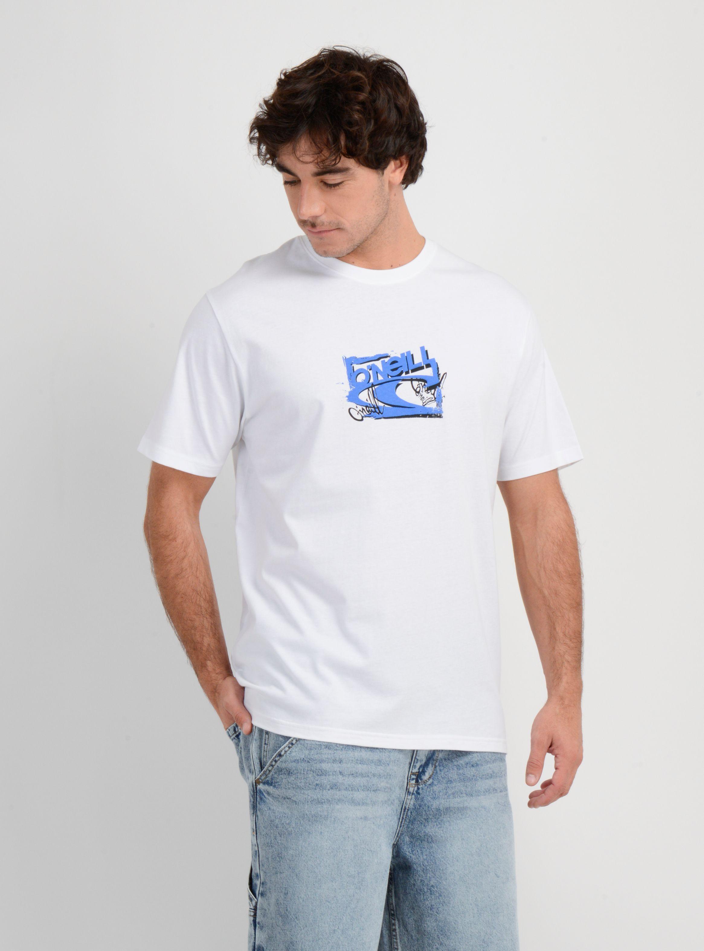 POLERA MANGA CORTA ESSENTIAL 90'S  BLANCO-3