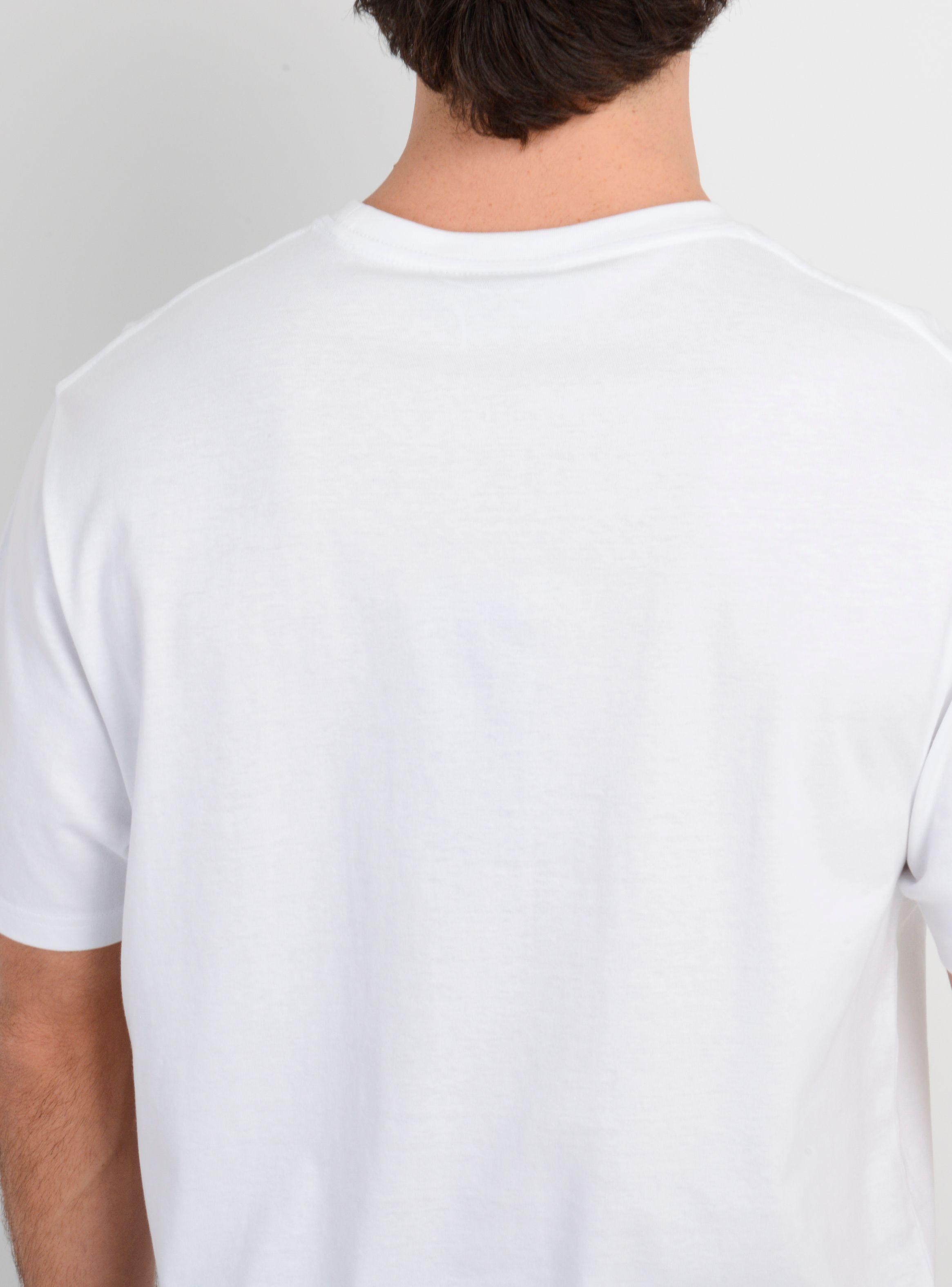 POLERA MANGA CORTA ESSENTIAL 90'S  BLANCO-5