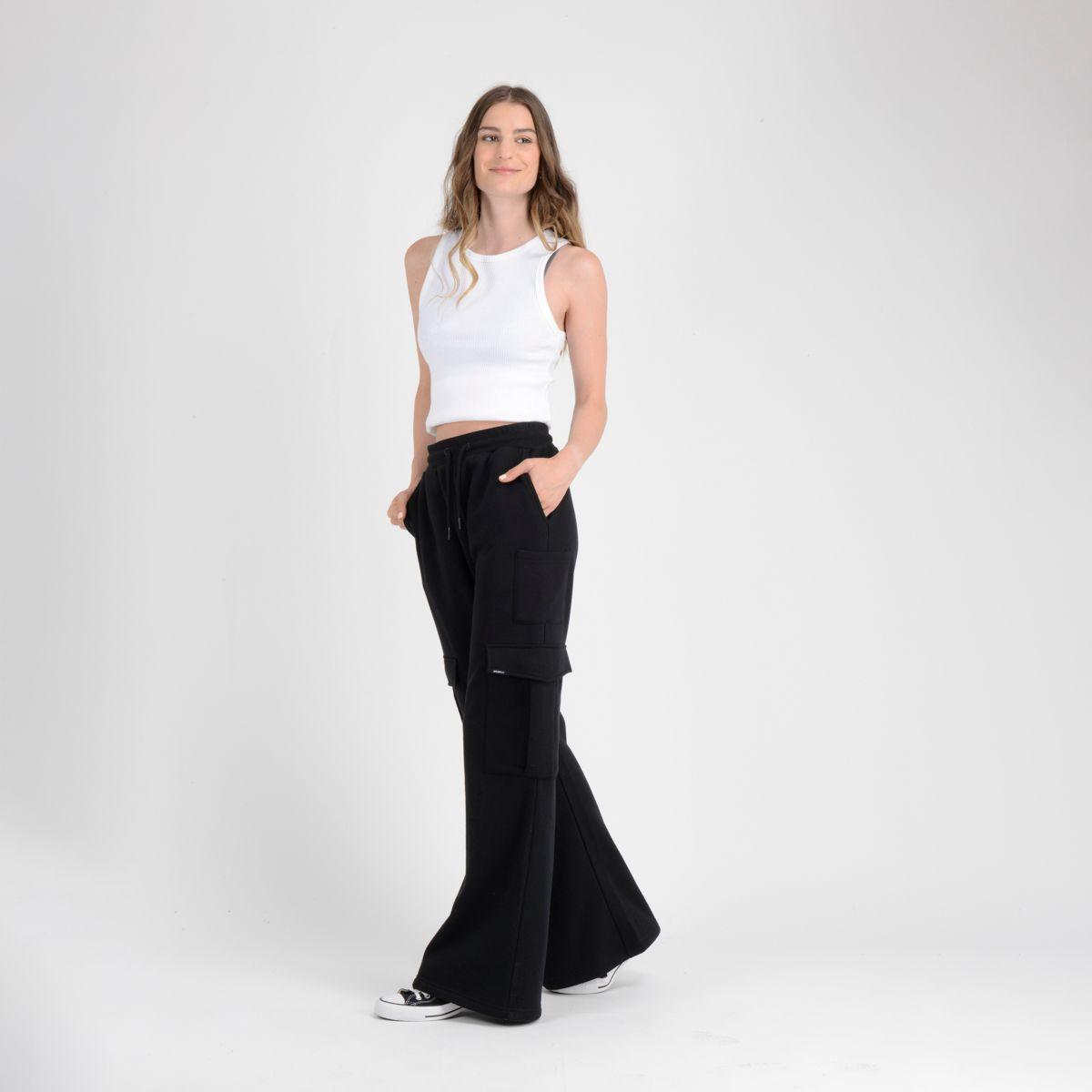 PANTALON ZIGGY CARGO NEGRO-3