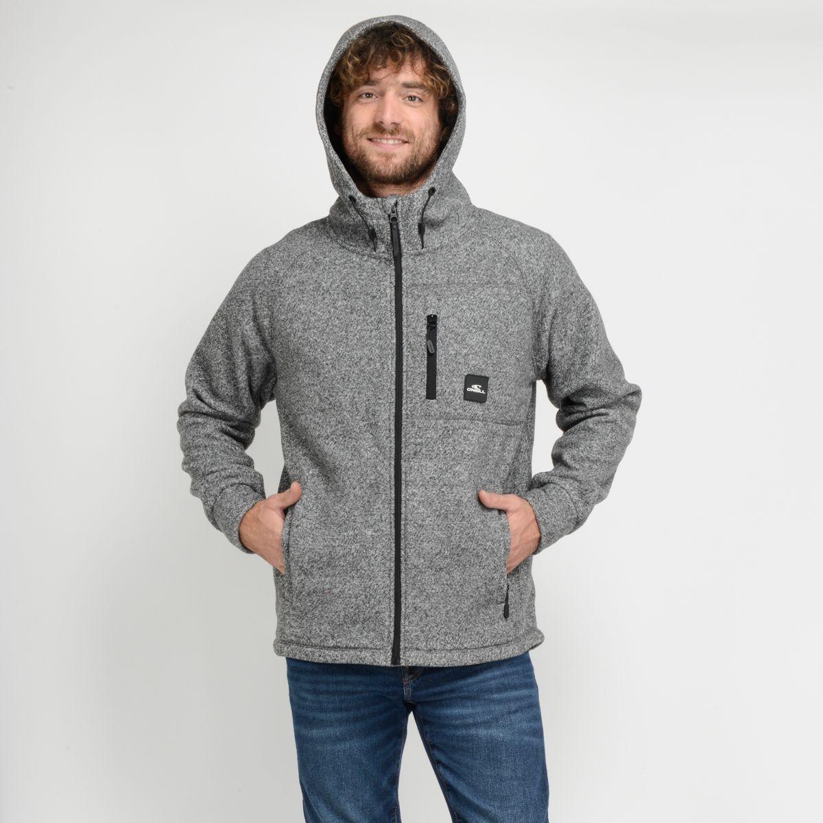 POLERON POLAR FULL ZIPPER - I23HO073008 GRIS  -1