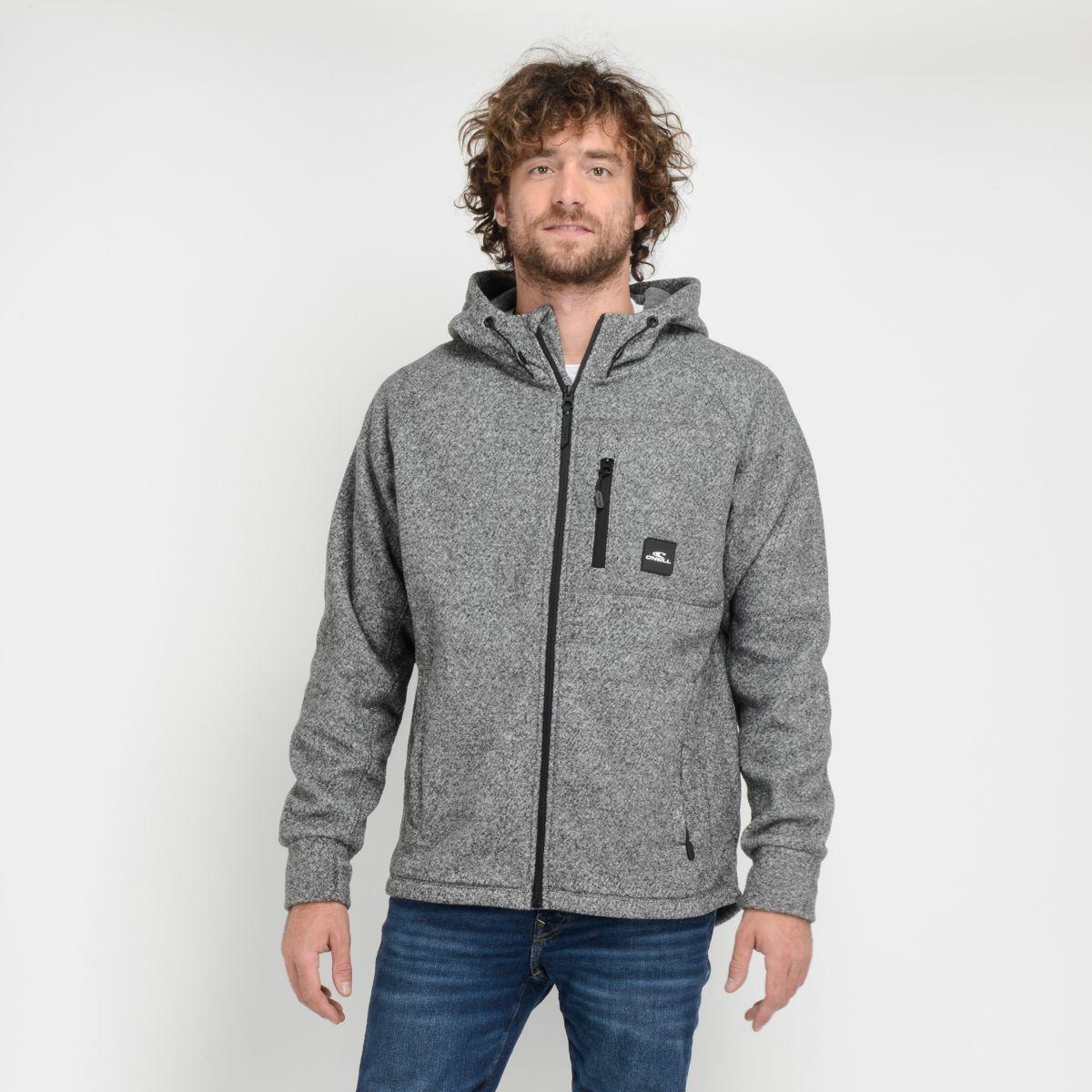 POLERON POLAR FULL ZIPPER - I23HO073008 GRIS  -0