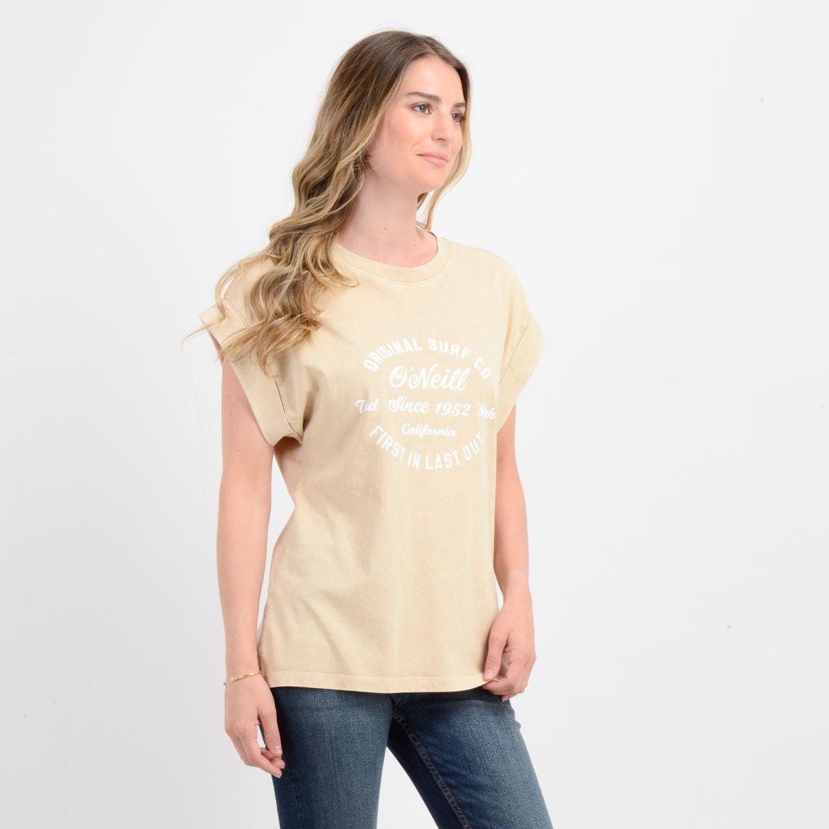 POLERA MANGA CORTA ORIGINAL SURF  BEIGE-3