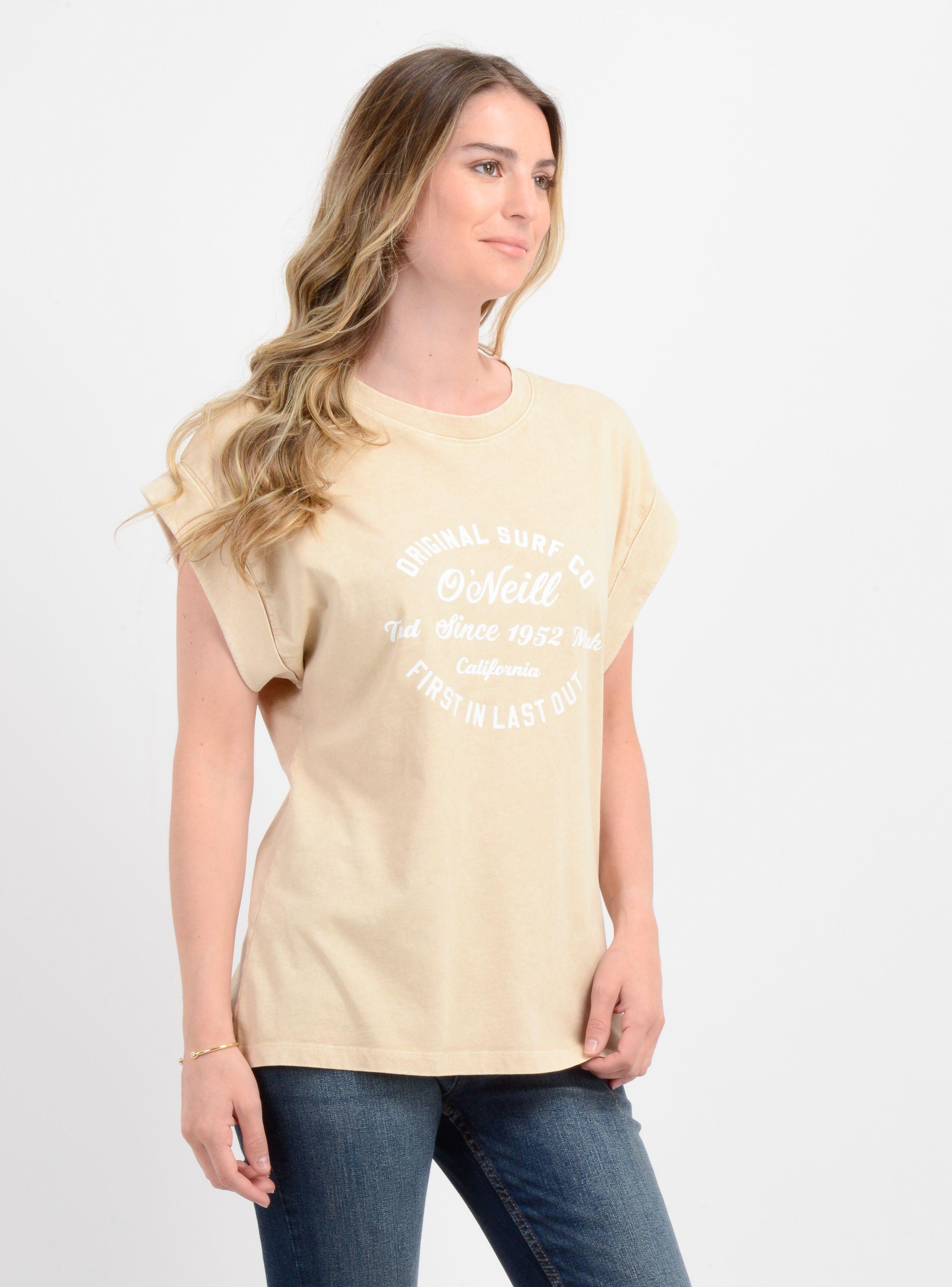 POLERA MANGA CORTA O'RIGINALS SURF  BEIGE-3