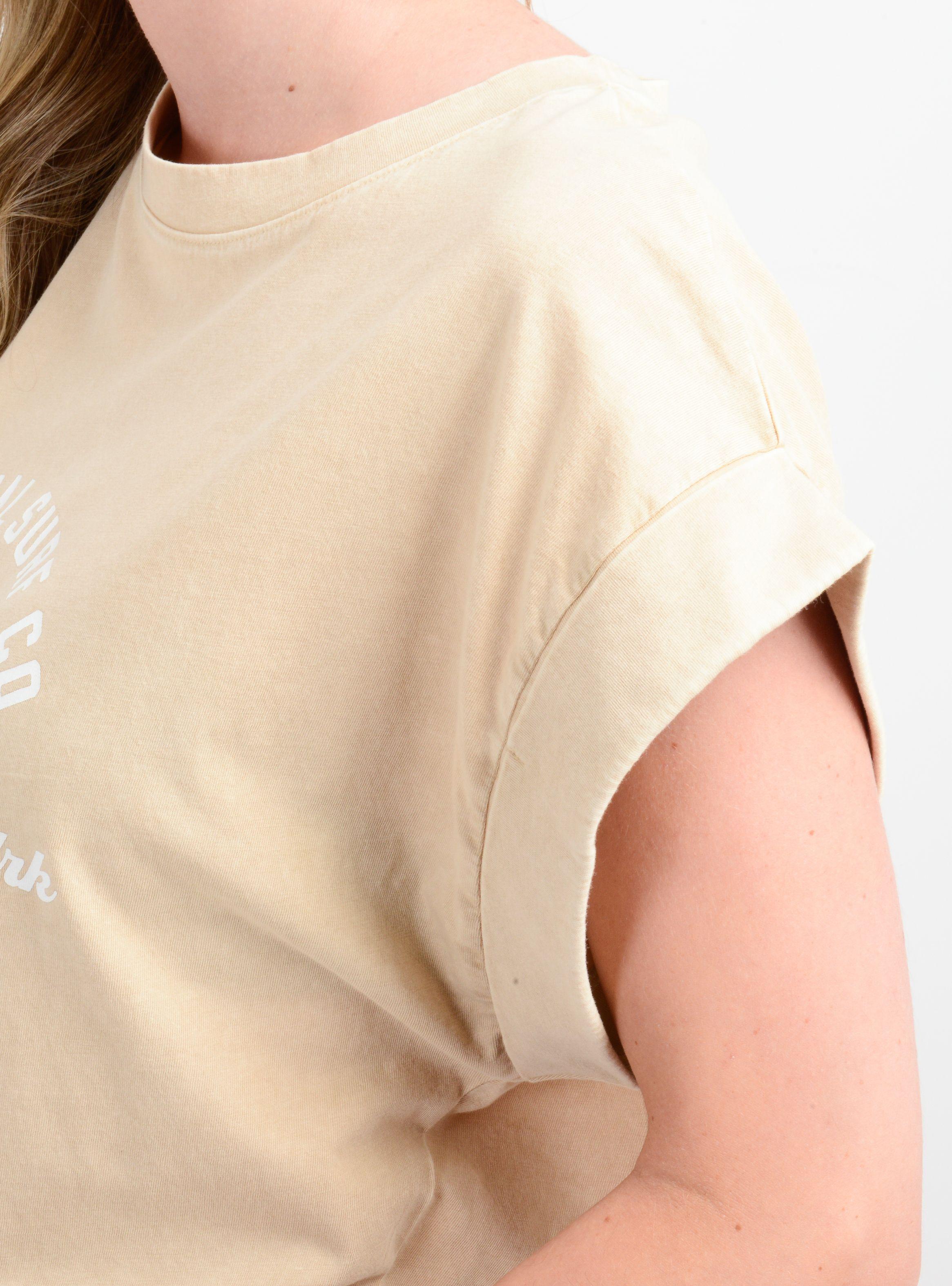 POLERA MANGA CORTA O'RIGINALS SURF  BEIGE-5