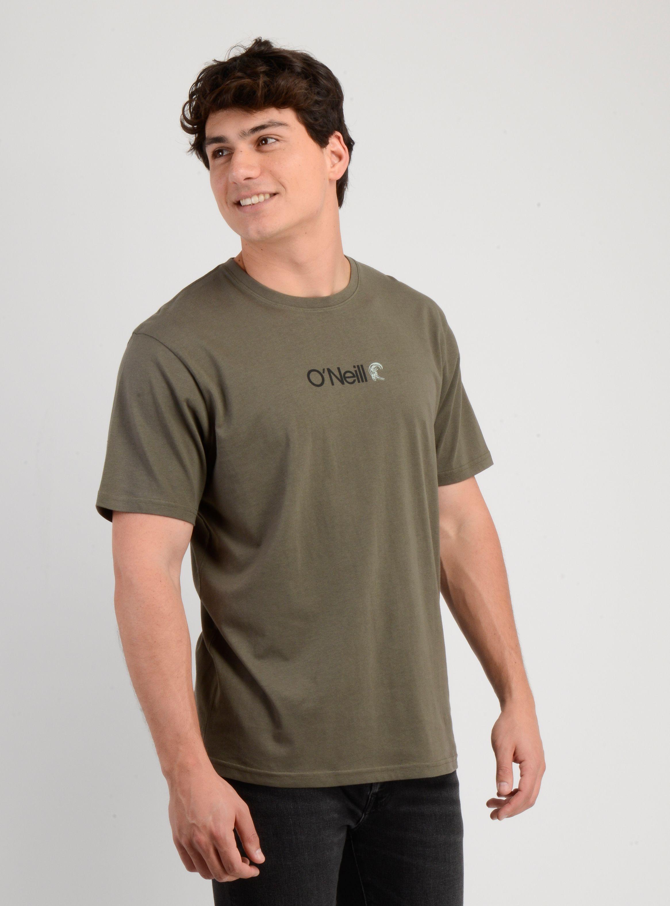 POLERA MANGA CORTA OG VERBAGE VERDE OSCURO-3