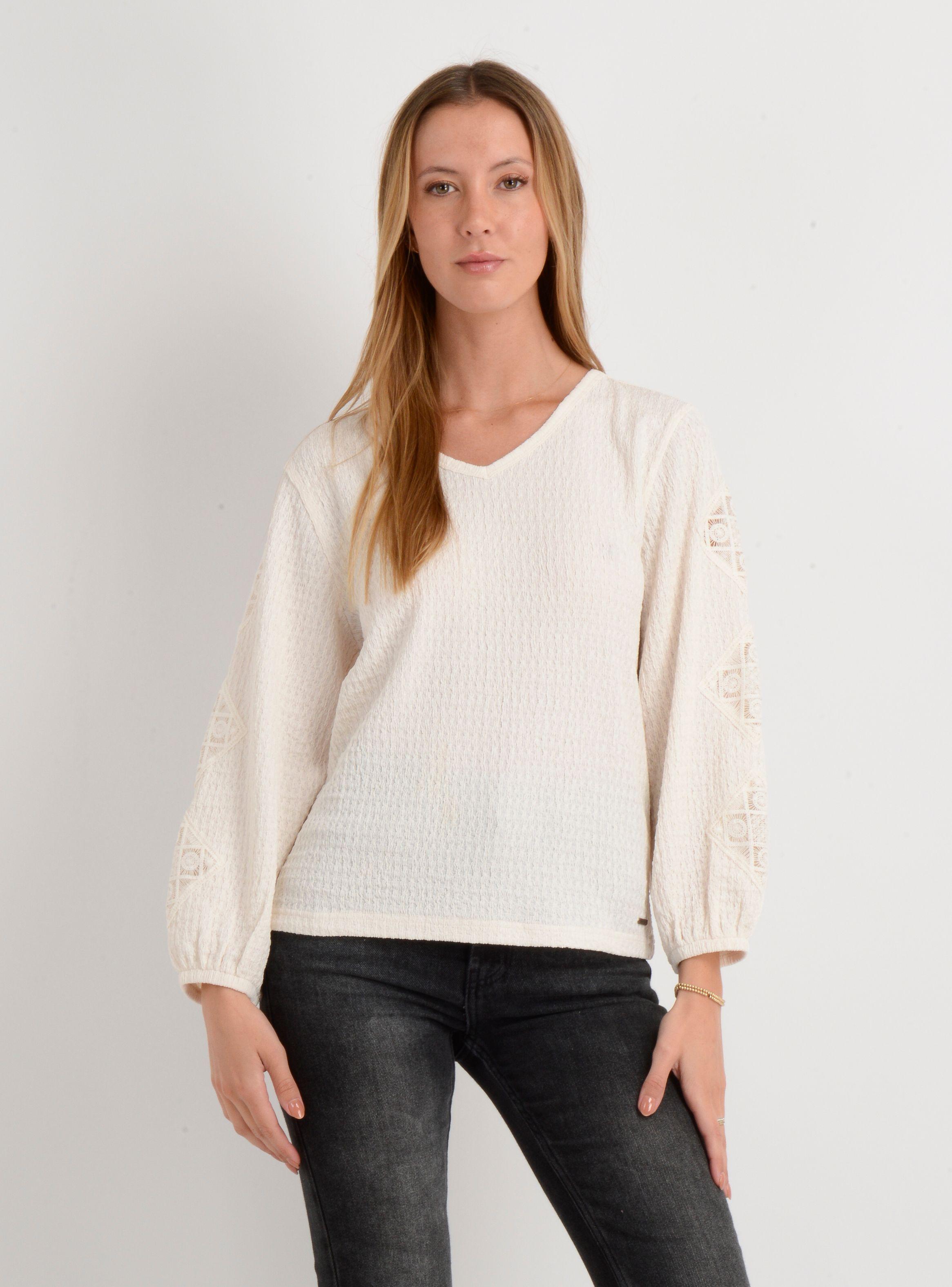 POLERA MANGA LARGA BRAYTON BEIGE CLARO-0