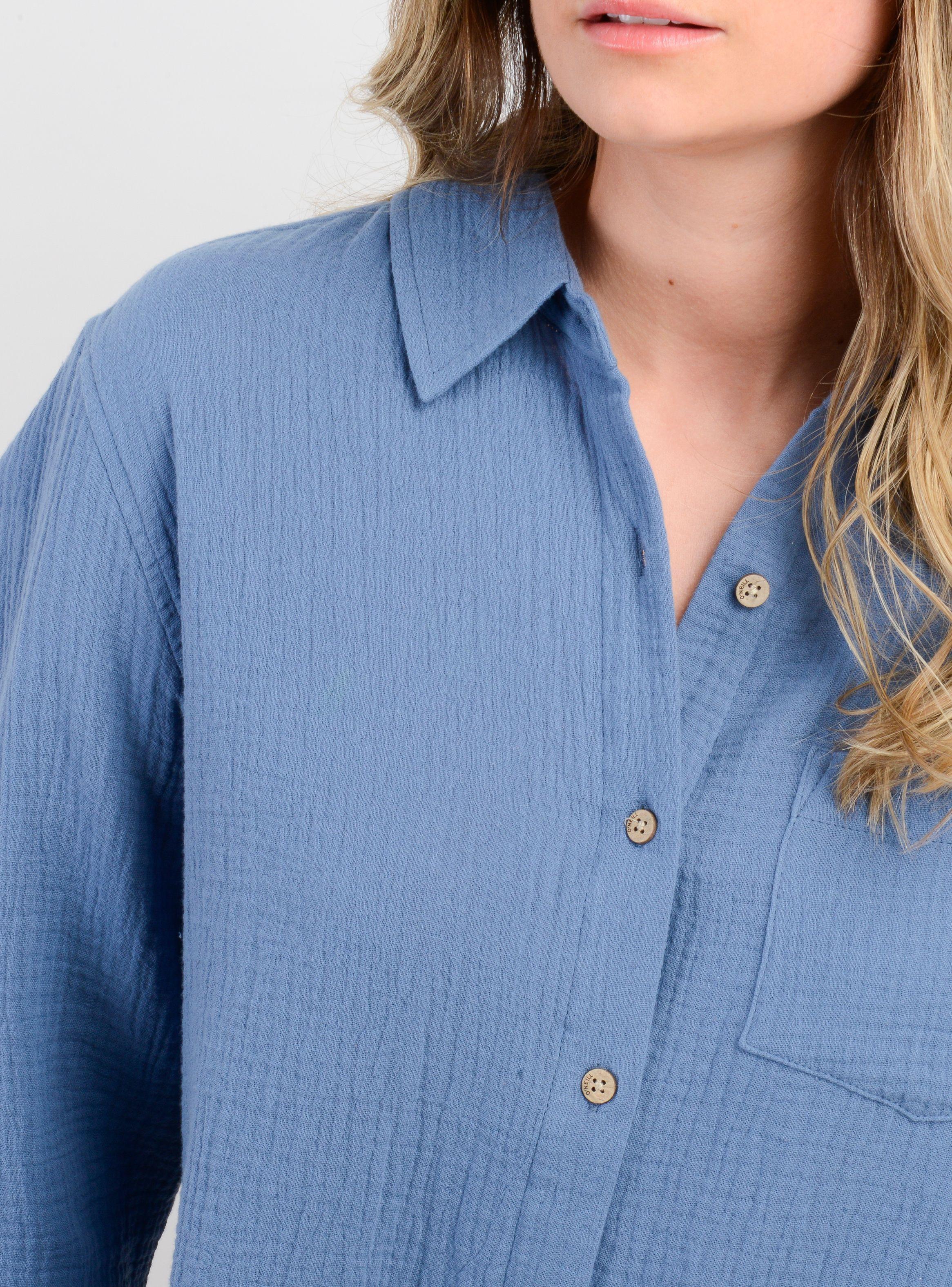 BLUSA MANGA LARGA LENI AZUL-4