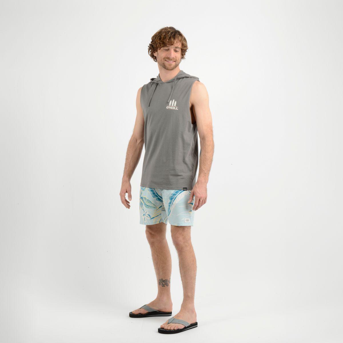 POLERA SIN MANGAS LAMDA TANK GRIS-1