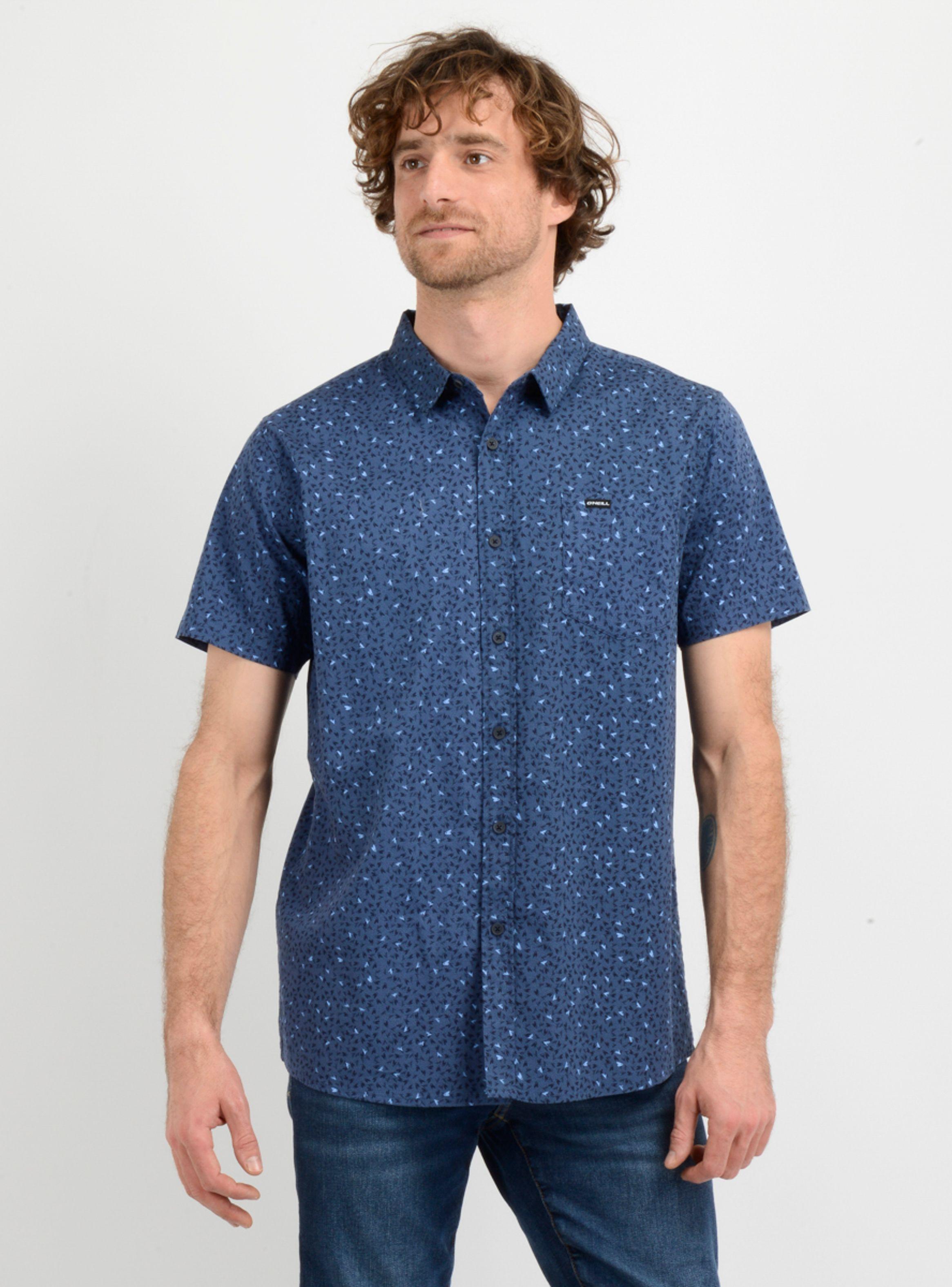 CAMISA MANGA CORTA QUIVER  AZUL-0