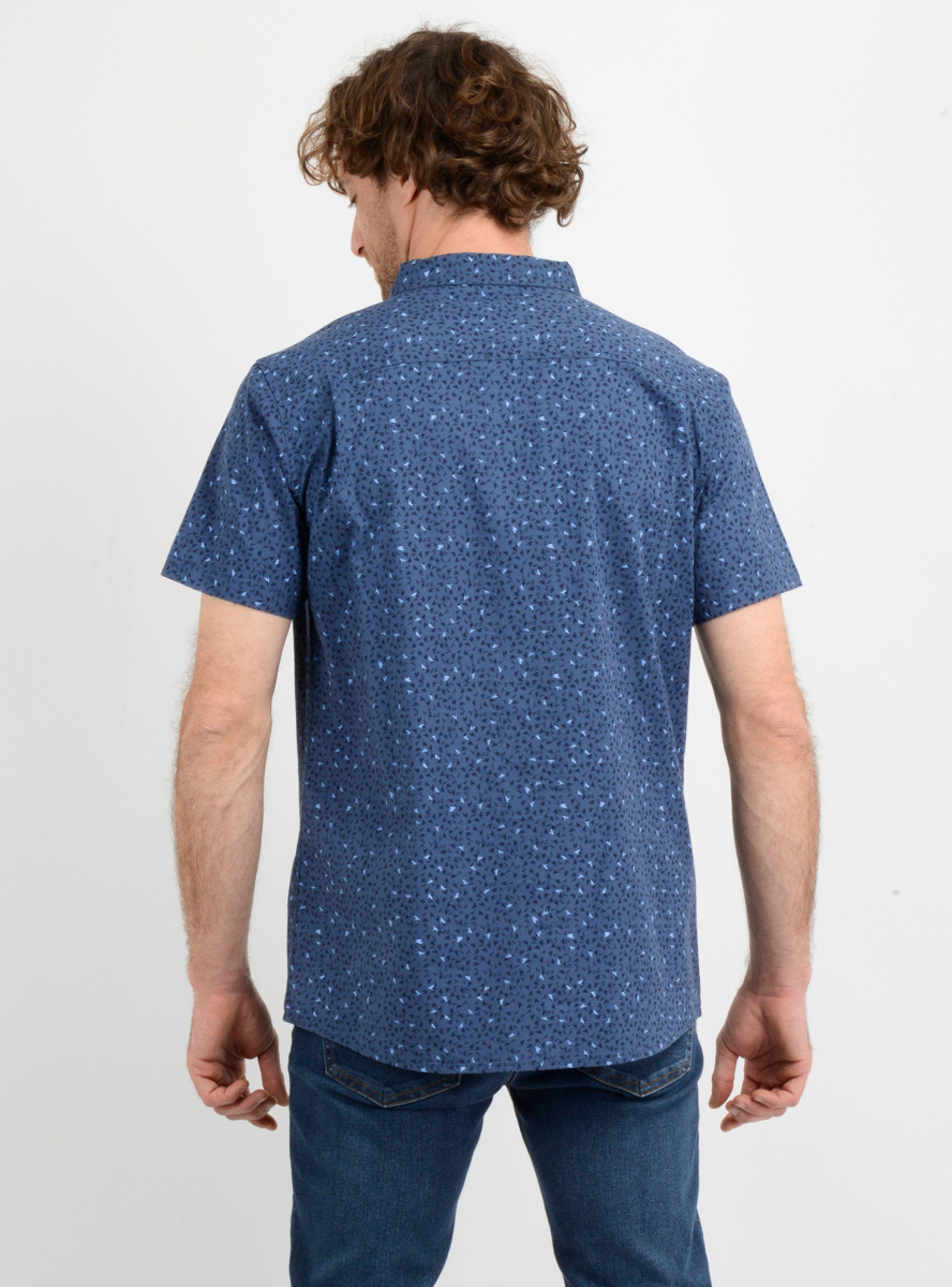 CAMISA MANGA CORTA QUIVER  AZUL-2