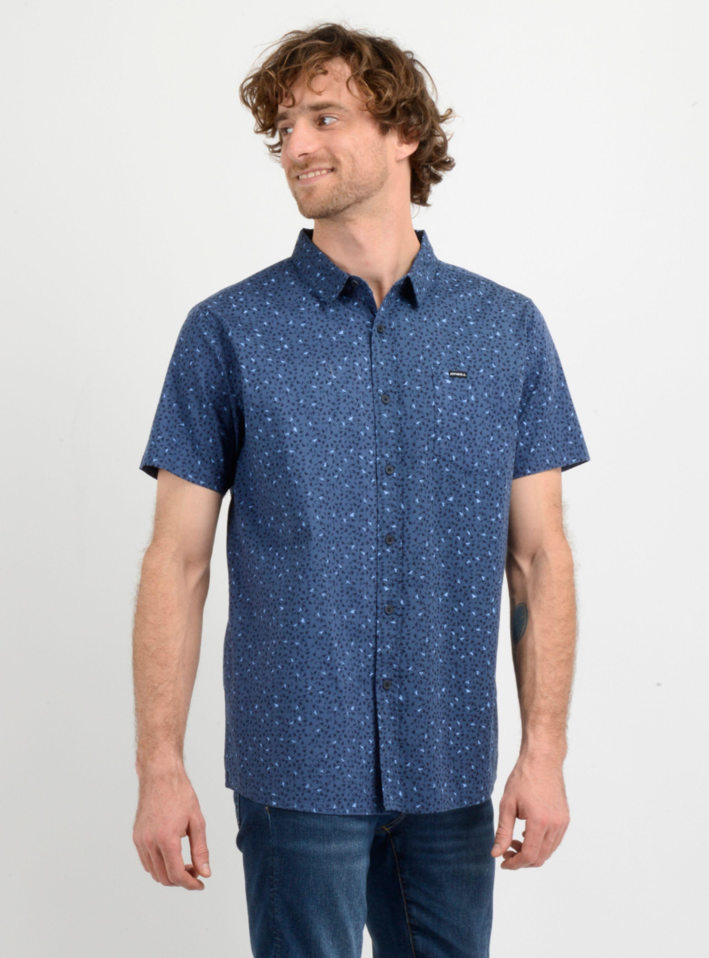 CAMISA MANGA CORTA QUIVER  AZUL-3