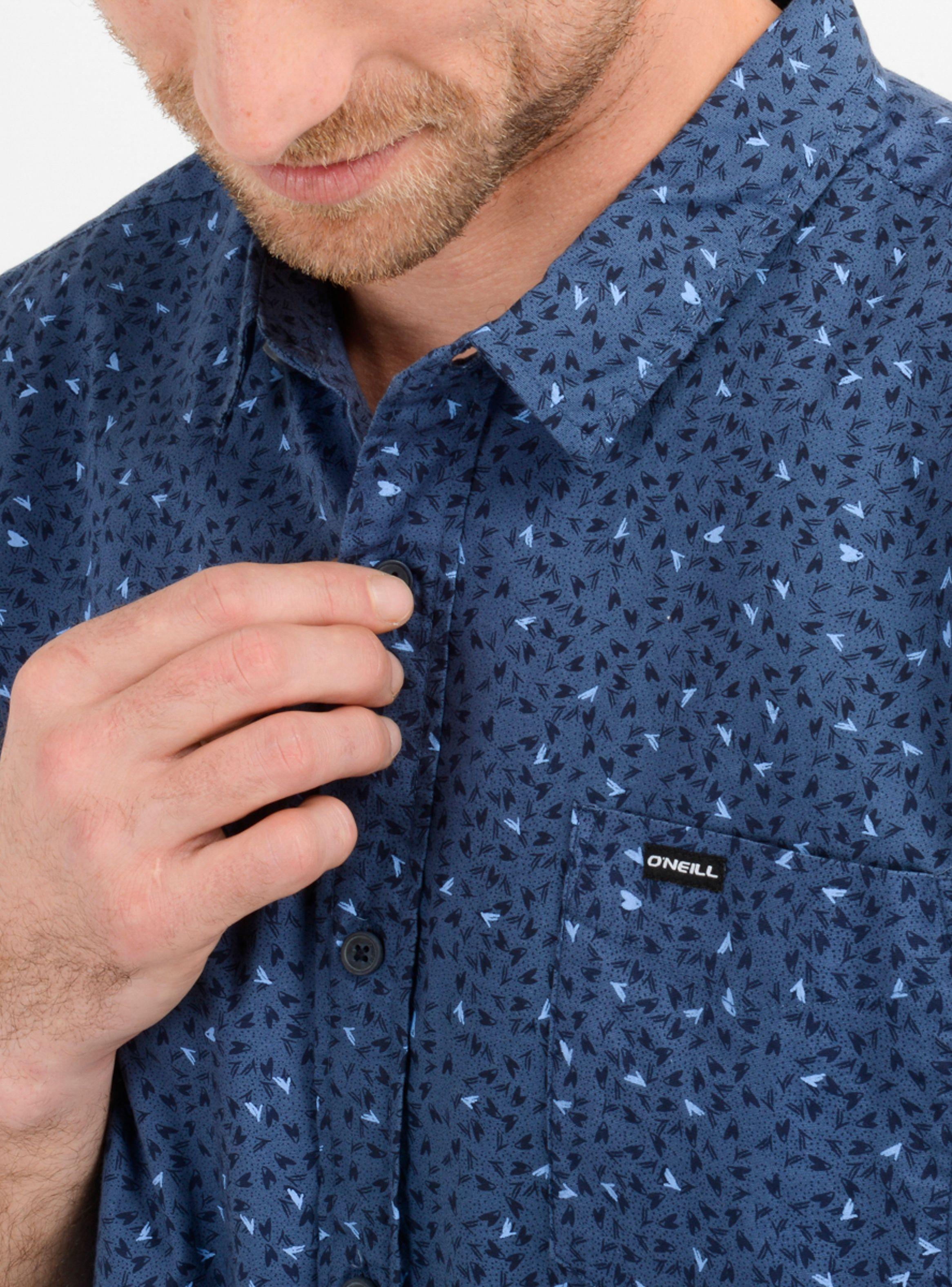 CAMISA MANGA CORTA QUIVER  AZUL-5