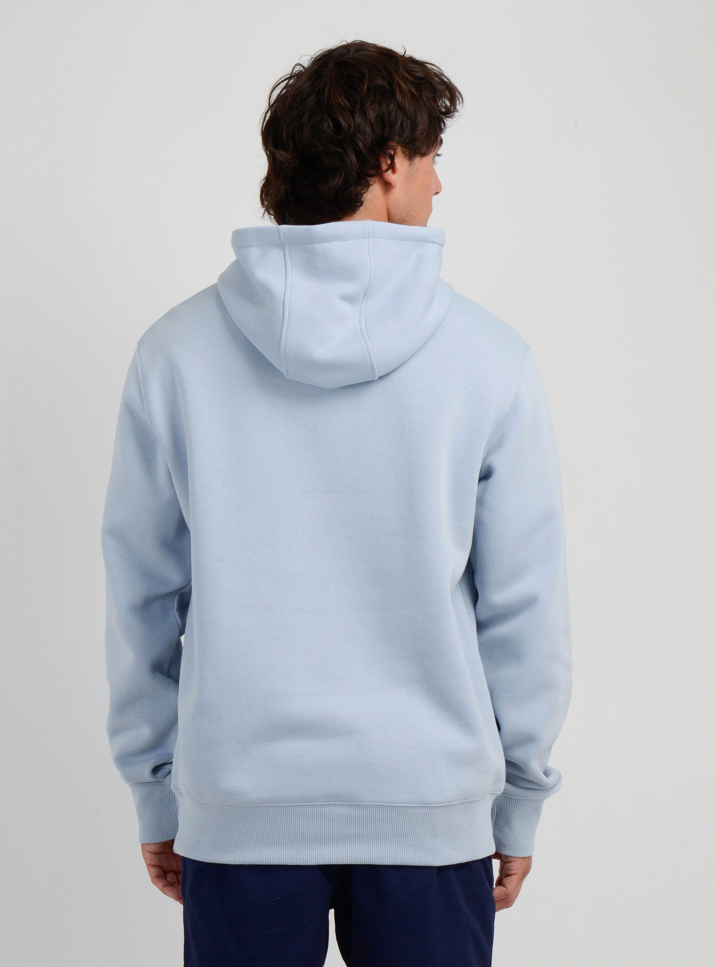 POLERON LOGO HOODIE II AZUL CLARO-1