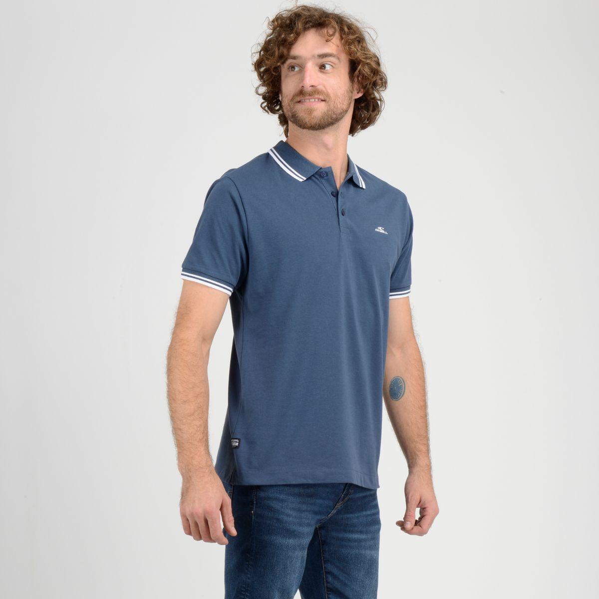 POLERA MANGA CORTA URBAN AZUL OSCURO-1