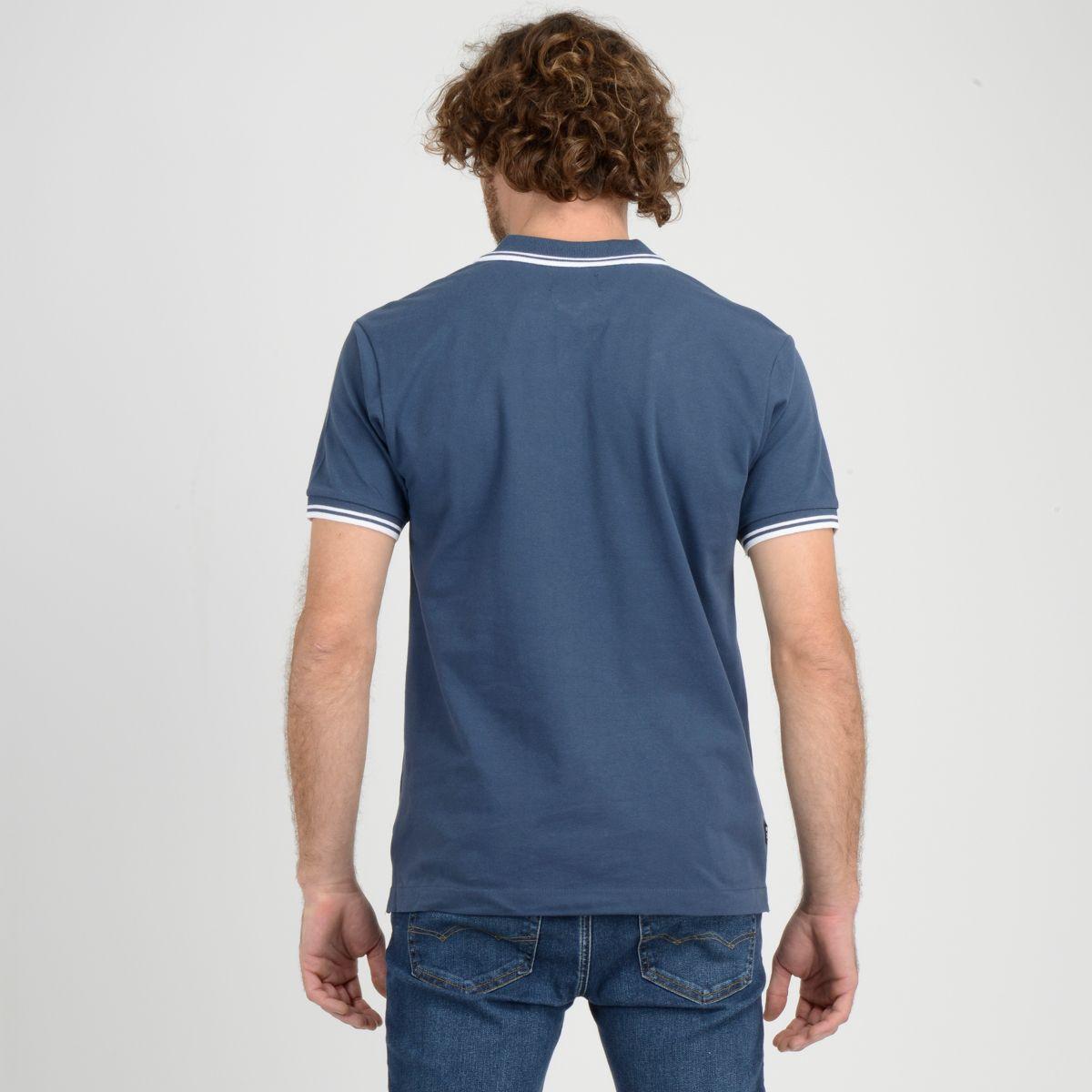 POLERA MANGA CORTA URBAN AZUL OSCURO-2