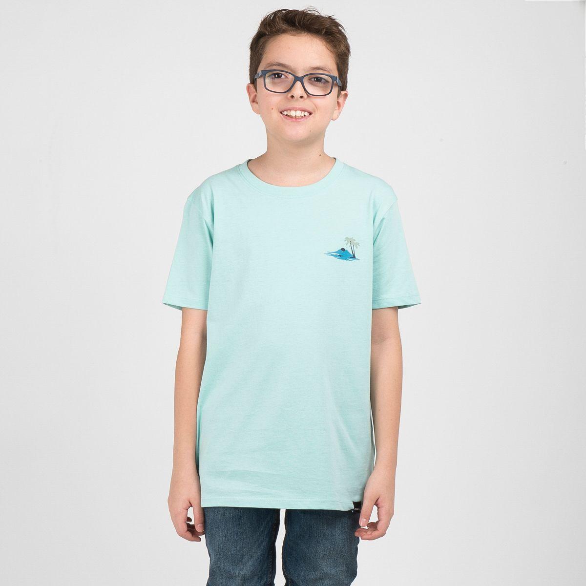 POLERA MANGA CORTA DEPTH  AZUL CLARO-0