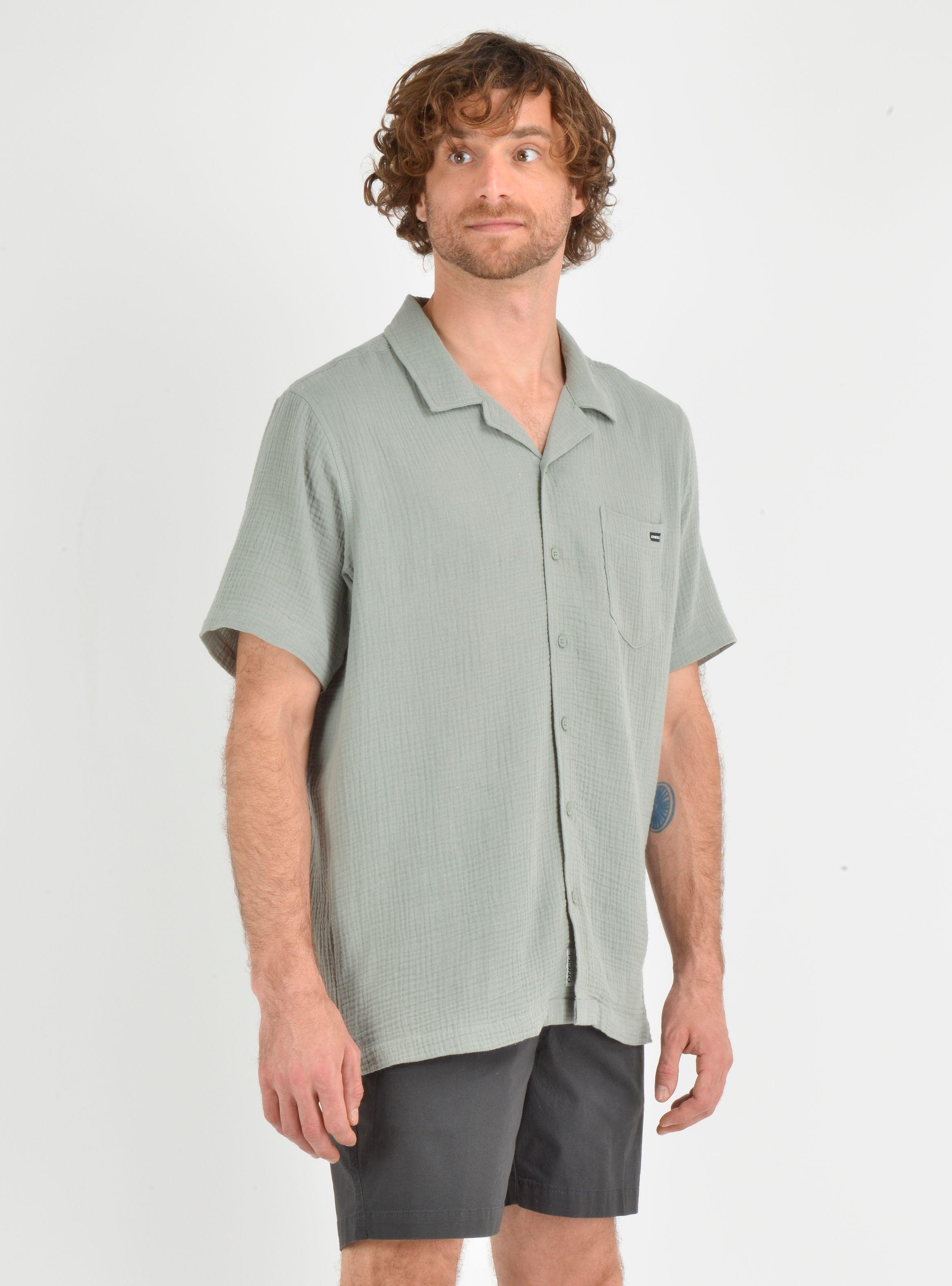 CAMISA MANGA CORTA ULALA  VERDE-3