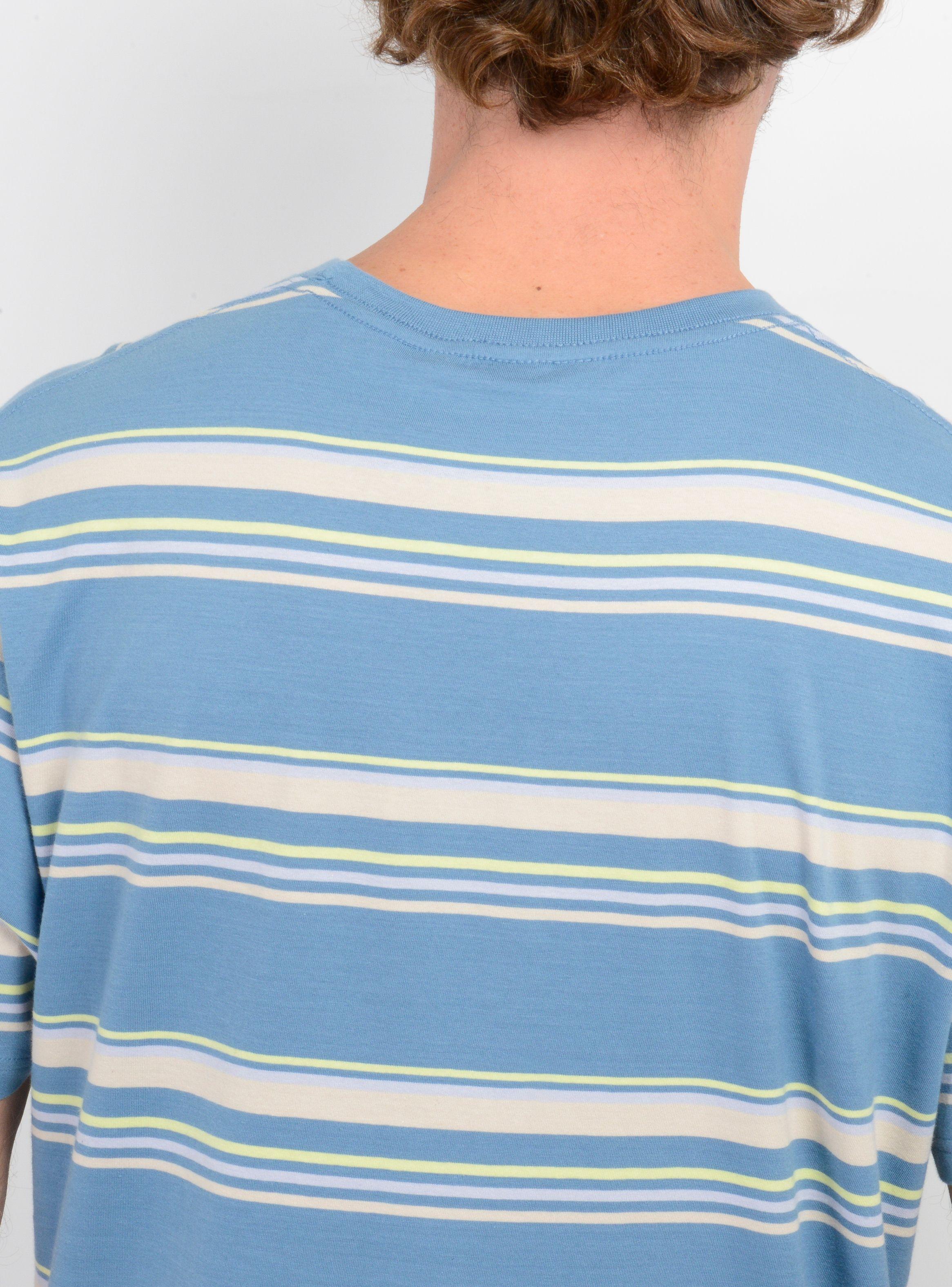 POLERA MANGA CORTA ORIGINALS STRIPE AZUL-5