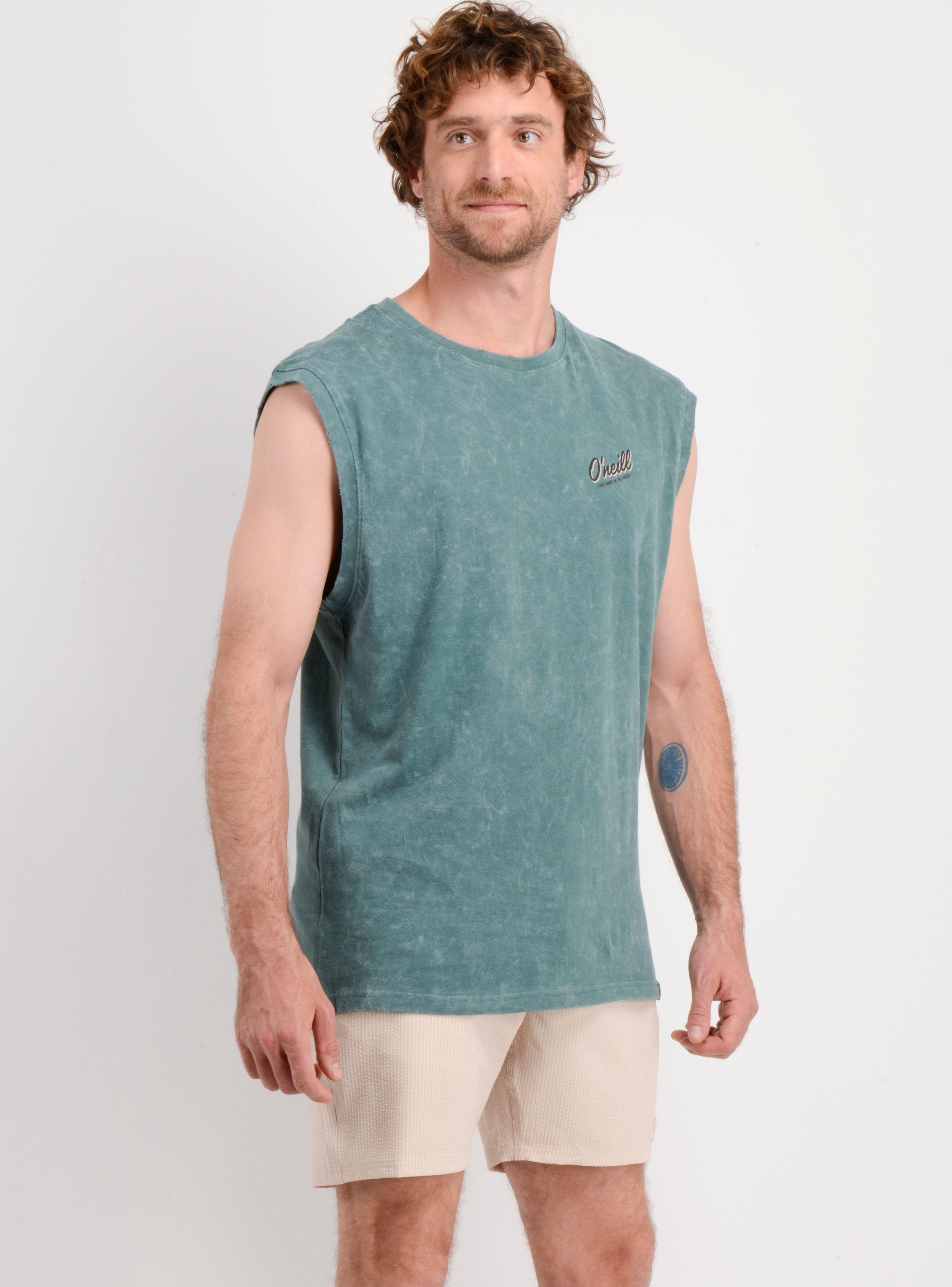 POLERA SIN MANGAS ENDLESS VERDE OSCURO-3