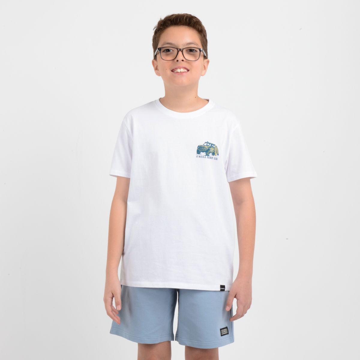 POLERA MANGA CORTA FREE WHEELIN BLANCO-0