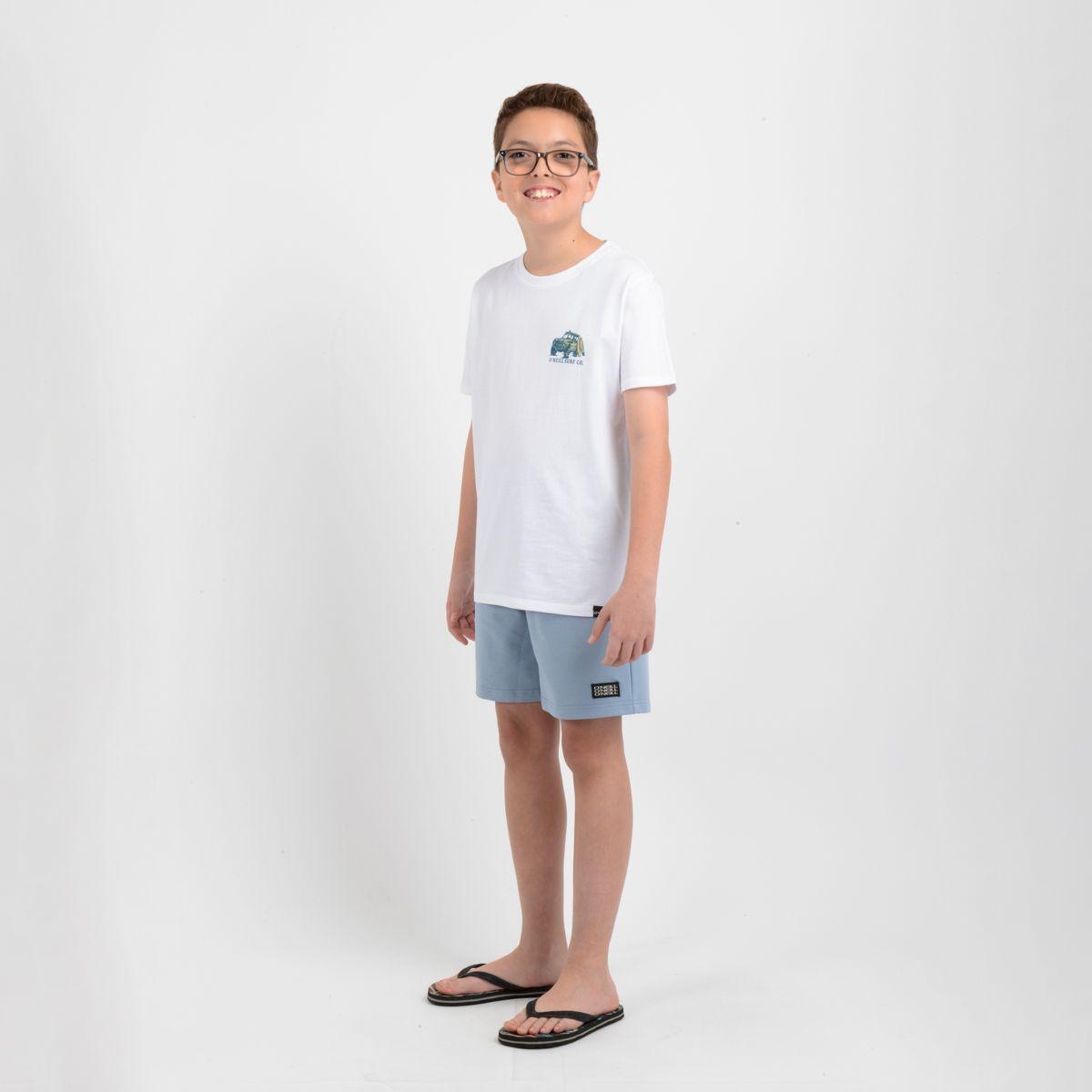 POLERA MANGA CORTA FREE WHEELIN BLANCO-1