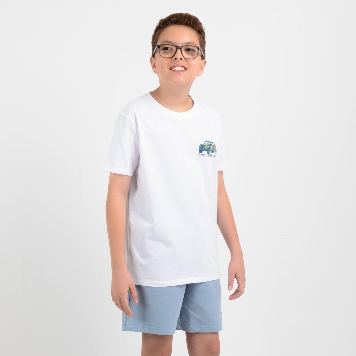 POLERA MANGA CORTA FREE WHEELIN BLANCO-2