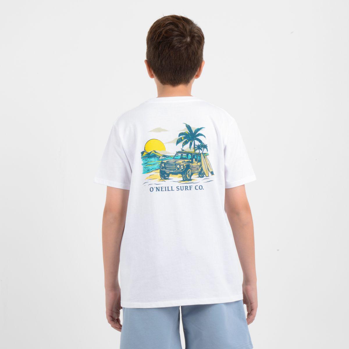 POLERA MANGA CORTA FREE WHEELIN BLANCO-3