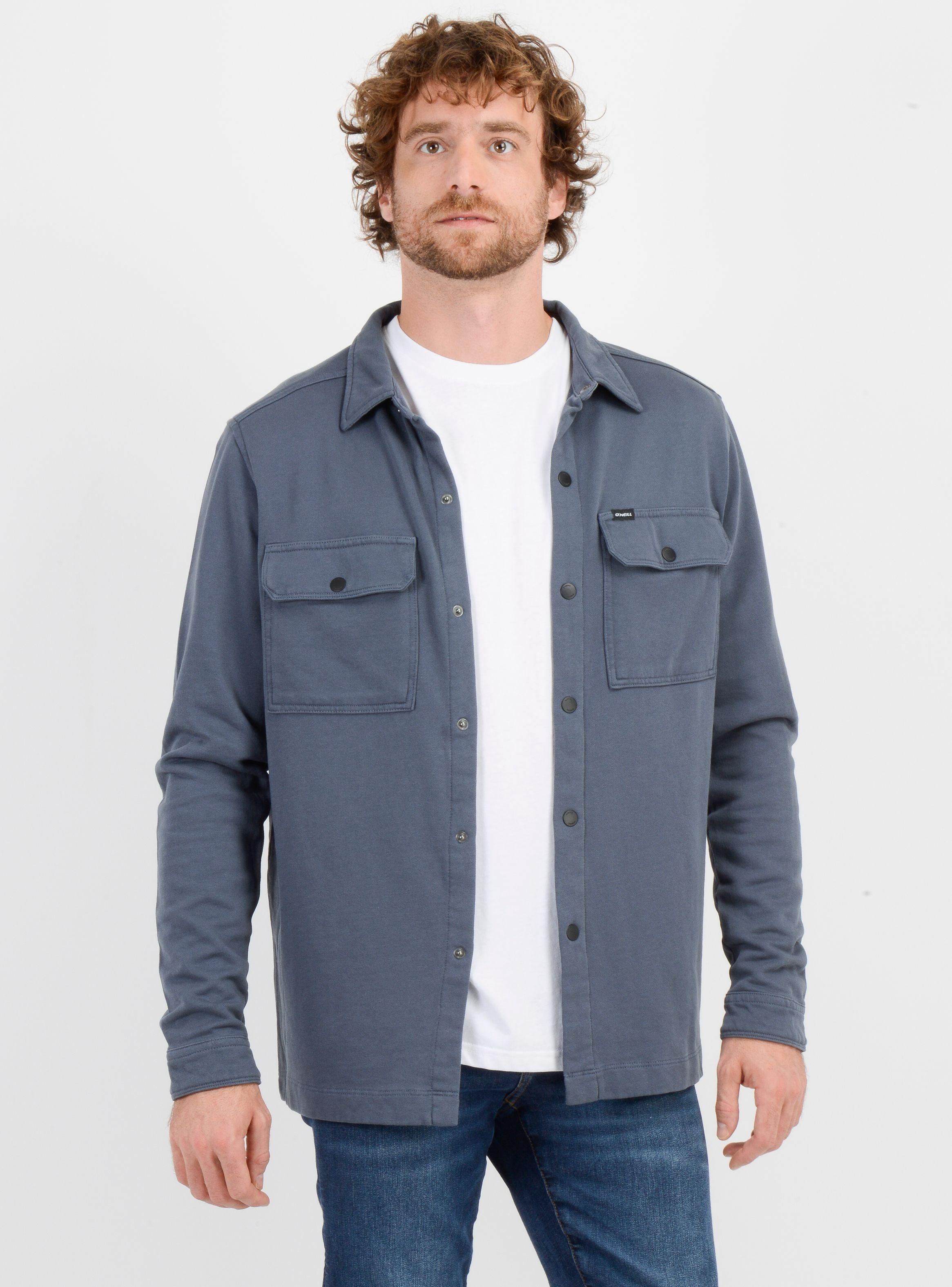 CAMISA MANGA LARGA REDMOND  AZUL-0