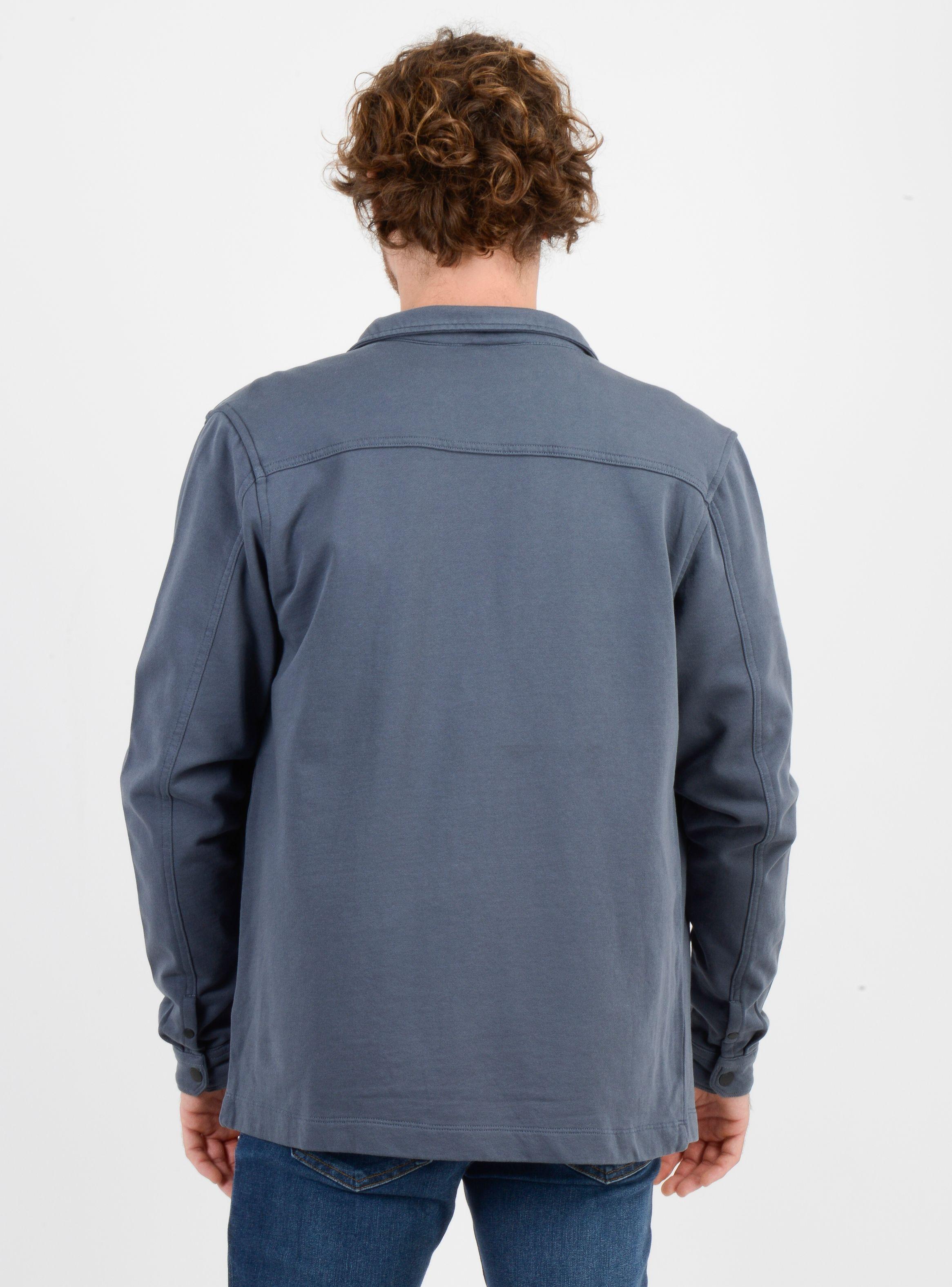 CAMISA MANGA LARGA REDMOND  AZUL-1