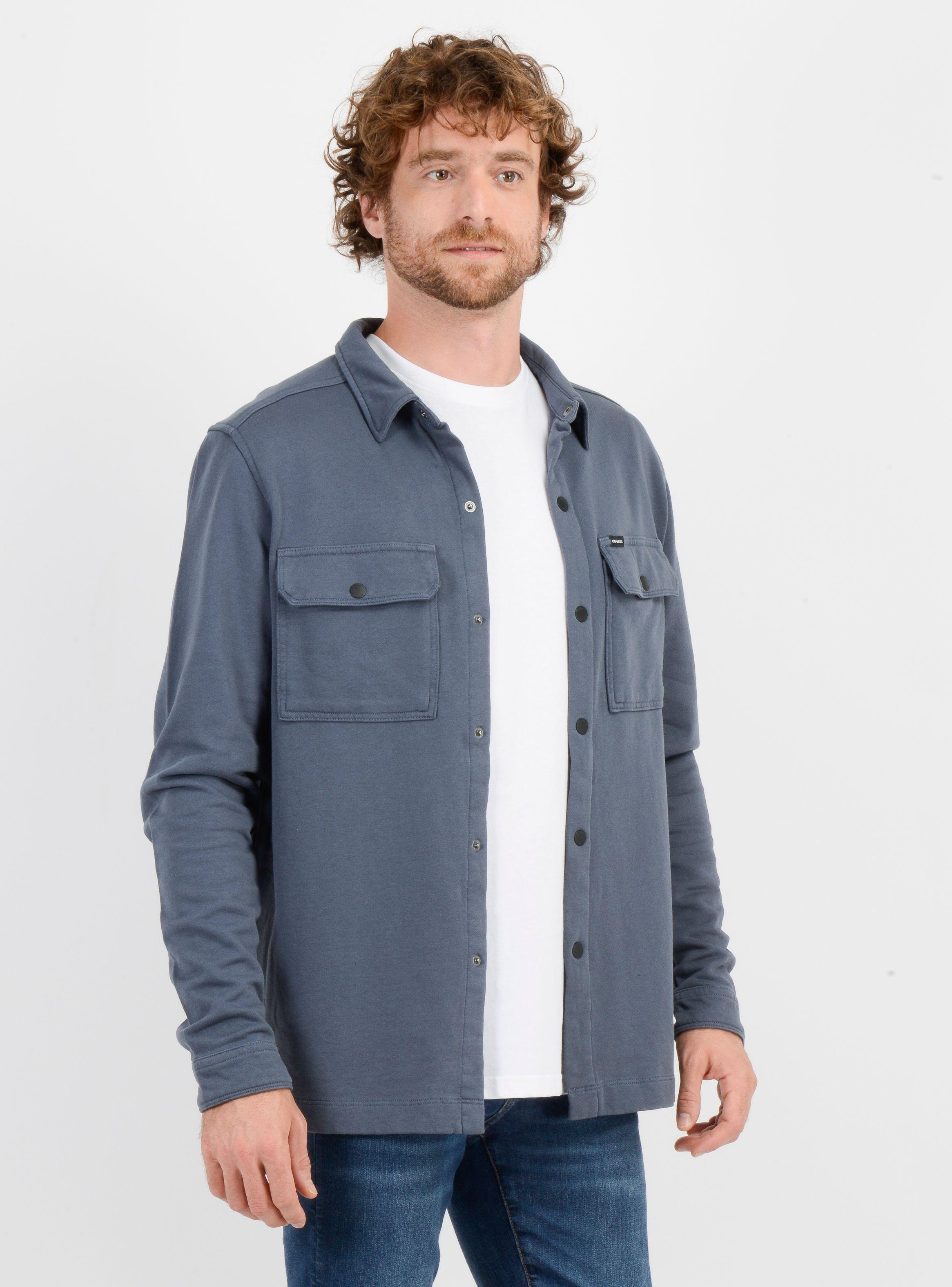 CAMISA MANGA LARGA REDMOND  AZUL-3