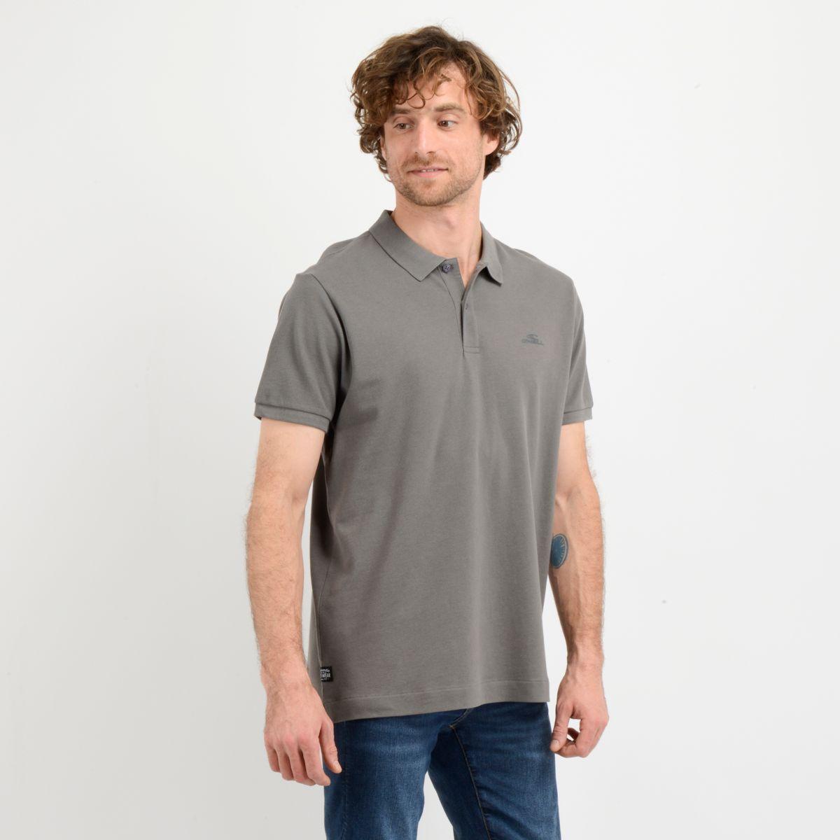 POLERA CON CUELLO SURF STATE POLOSHIRT  GRIS-3