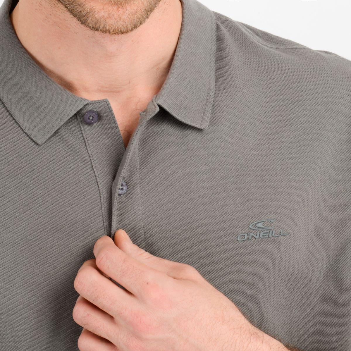 POLERA CON CUELLO SURF STATE POLOSHIRT  GRIS-5