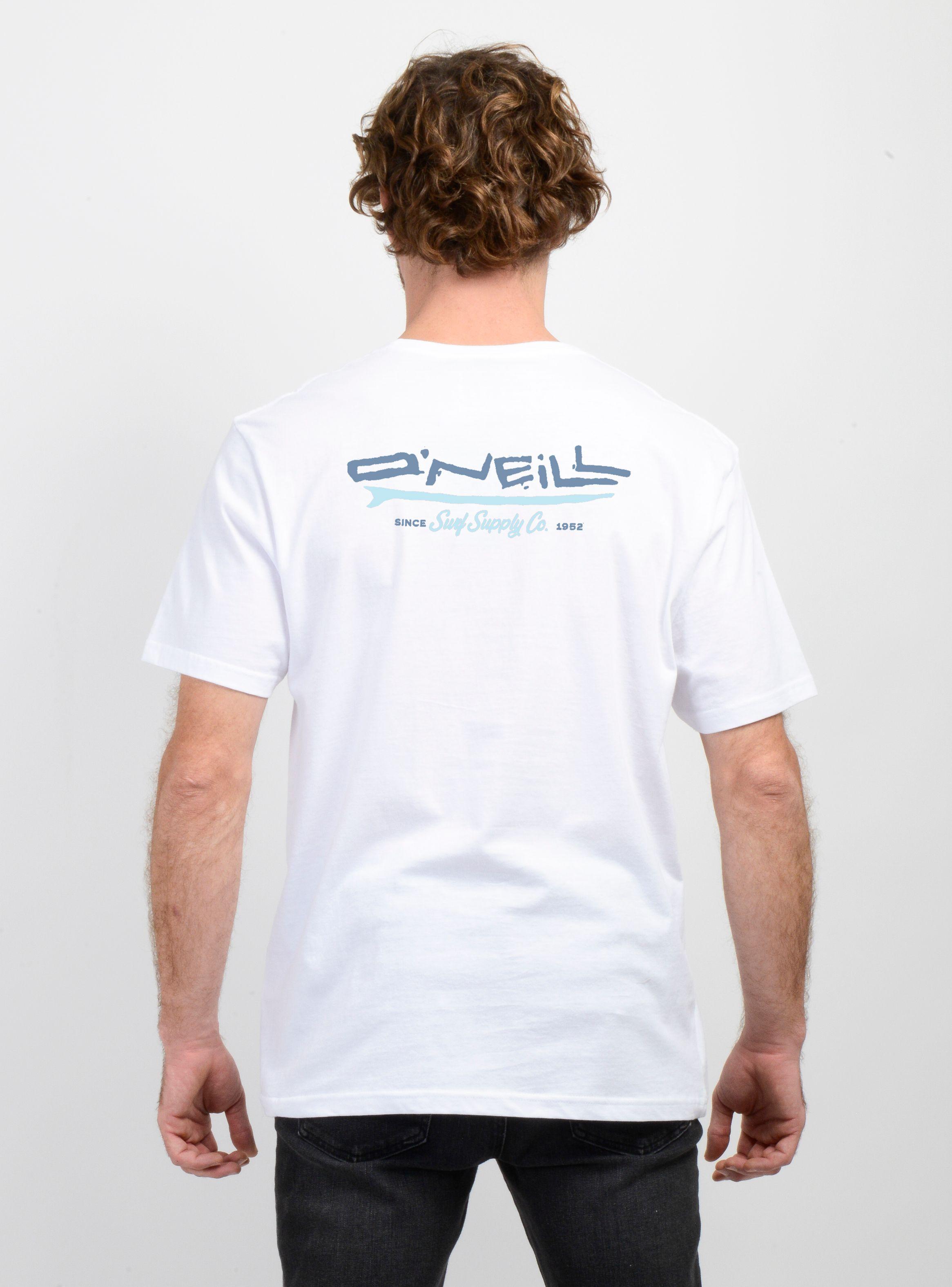 POLERA MANGA CORTA SURFBOARD BLANCO-1