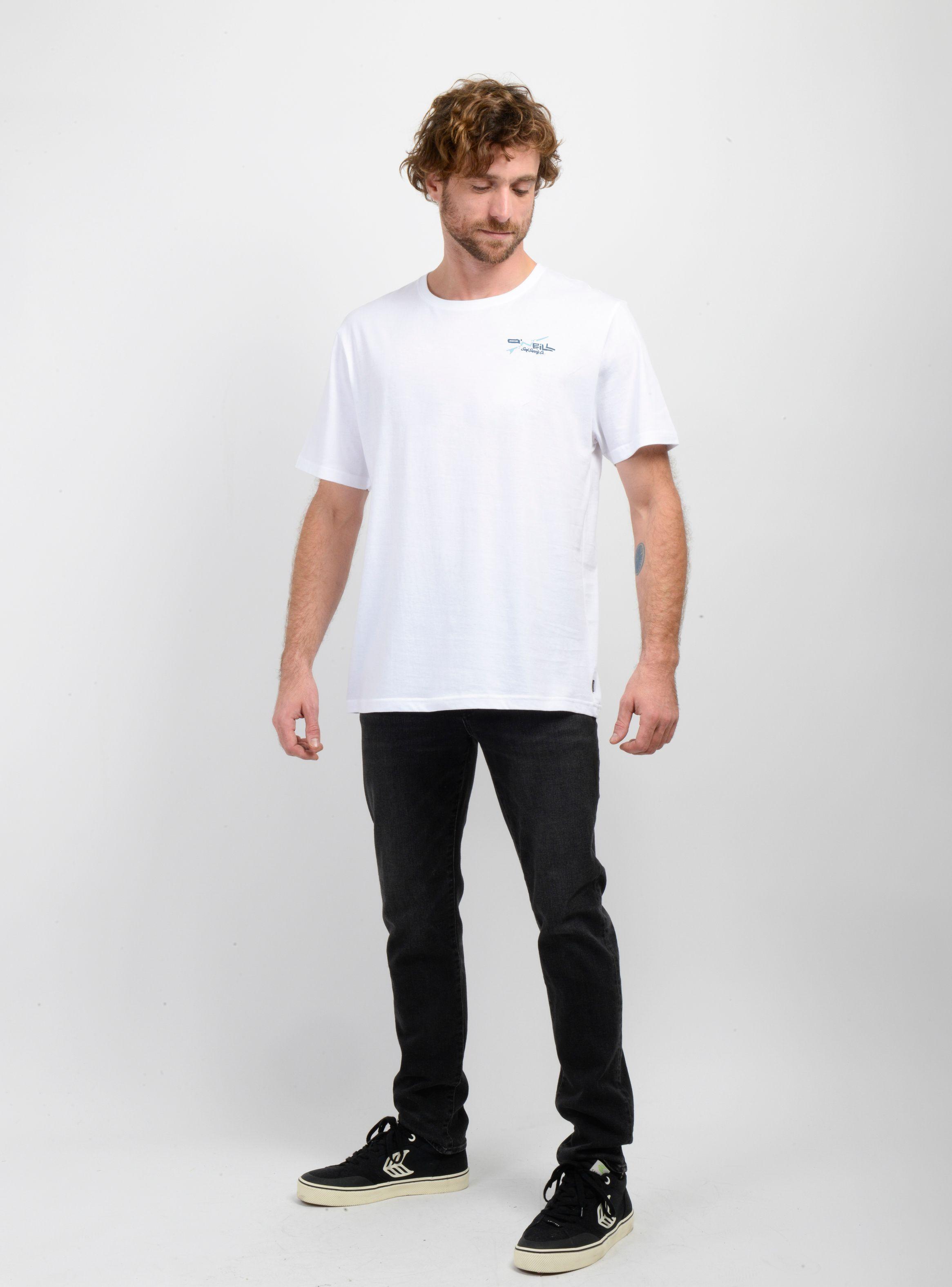 POLERA MANGA CORTA SURFBOARD BLANCO-2