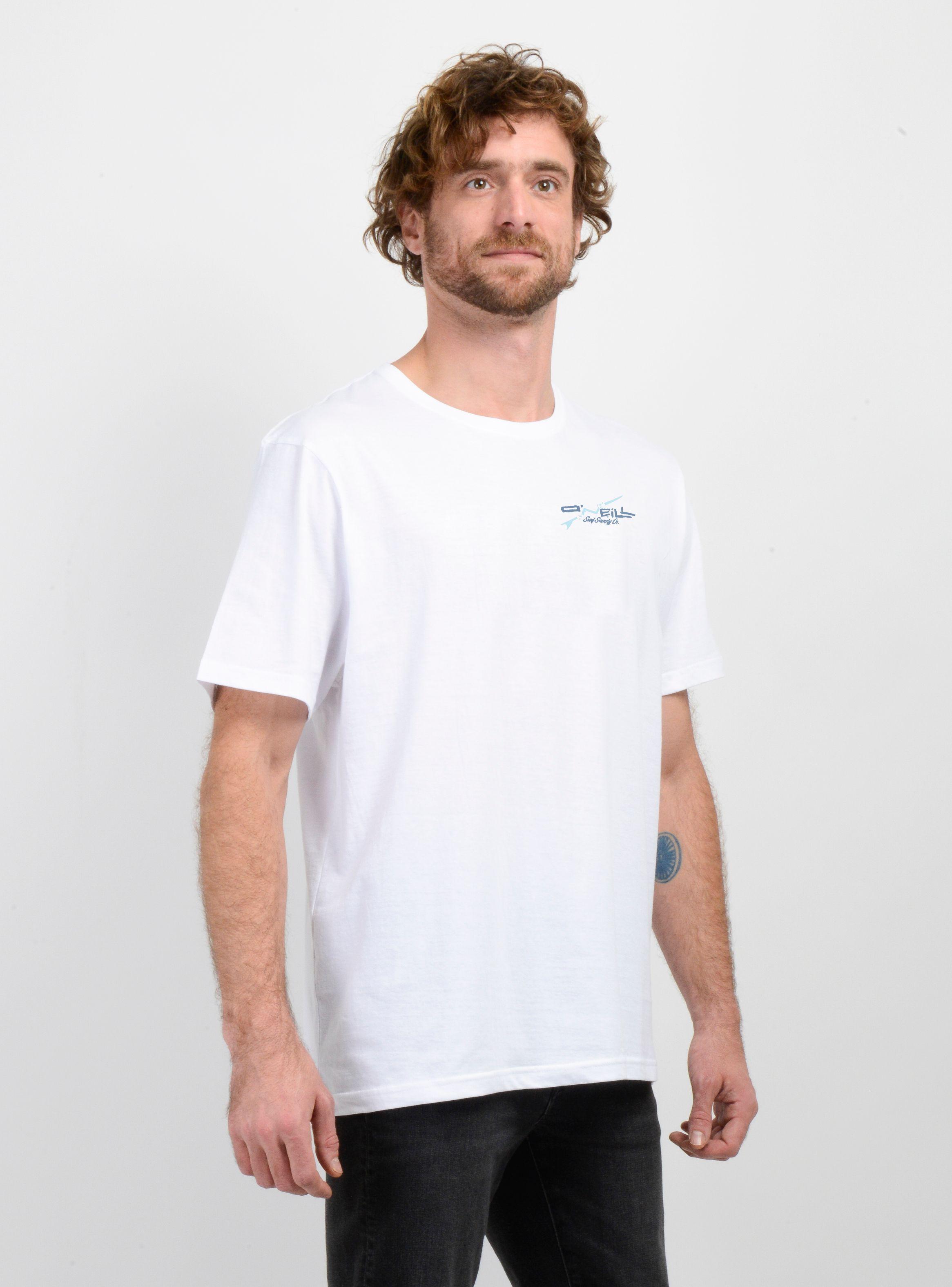 POLERA MANGA CORTA SURFBOARD BLANCO-3