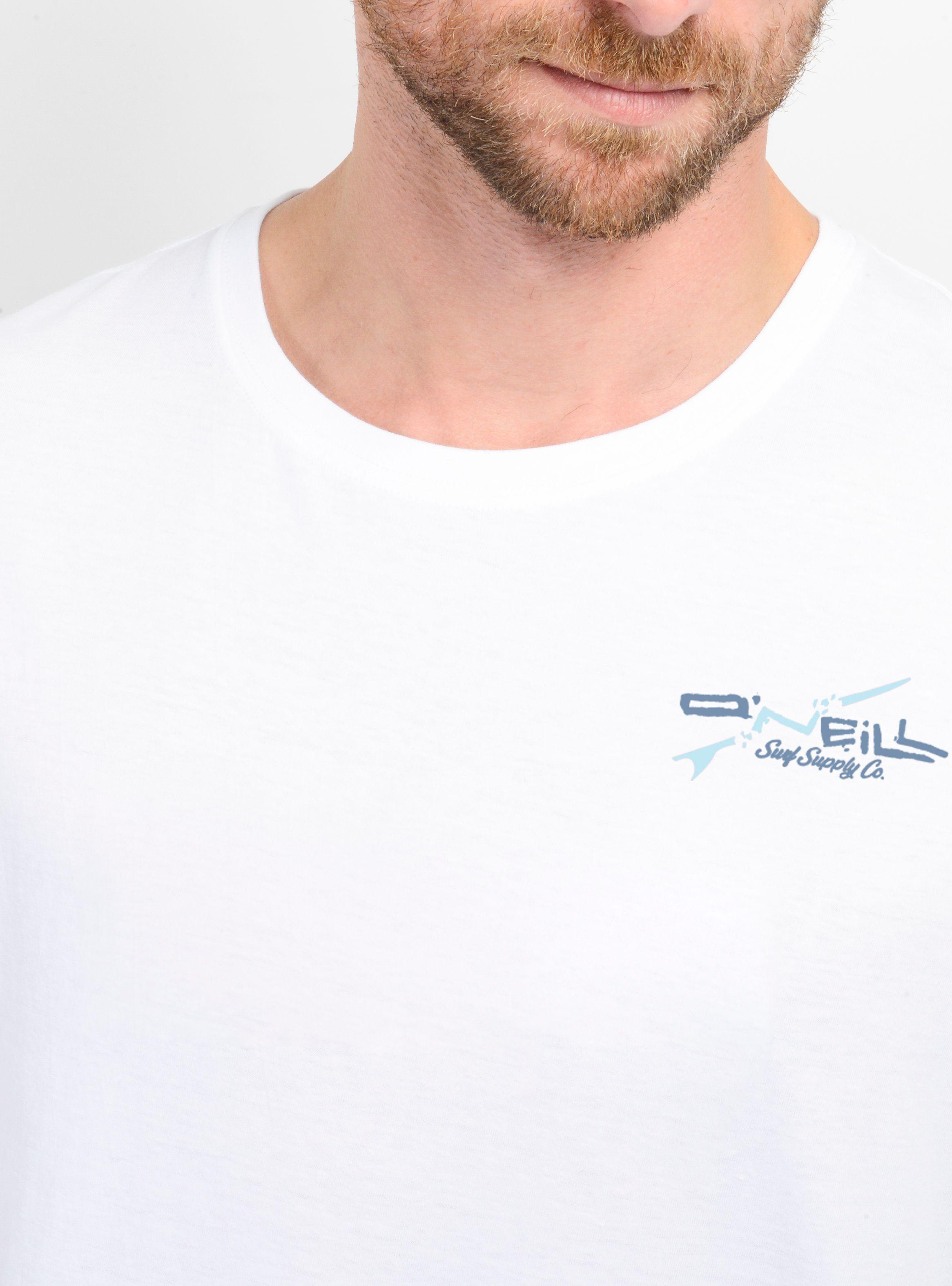 POLERA MANGA CORTA SURFBOARD BLANCO-4