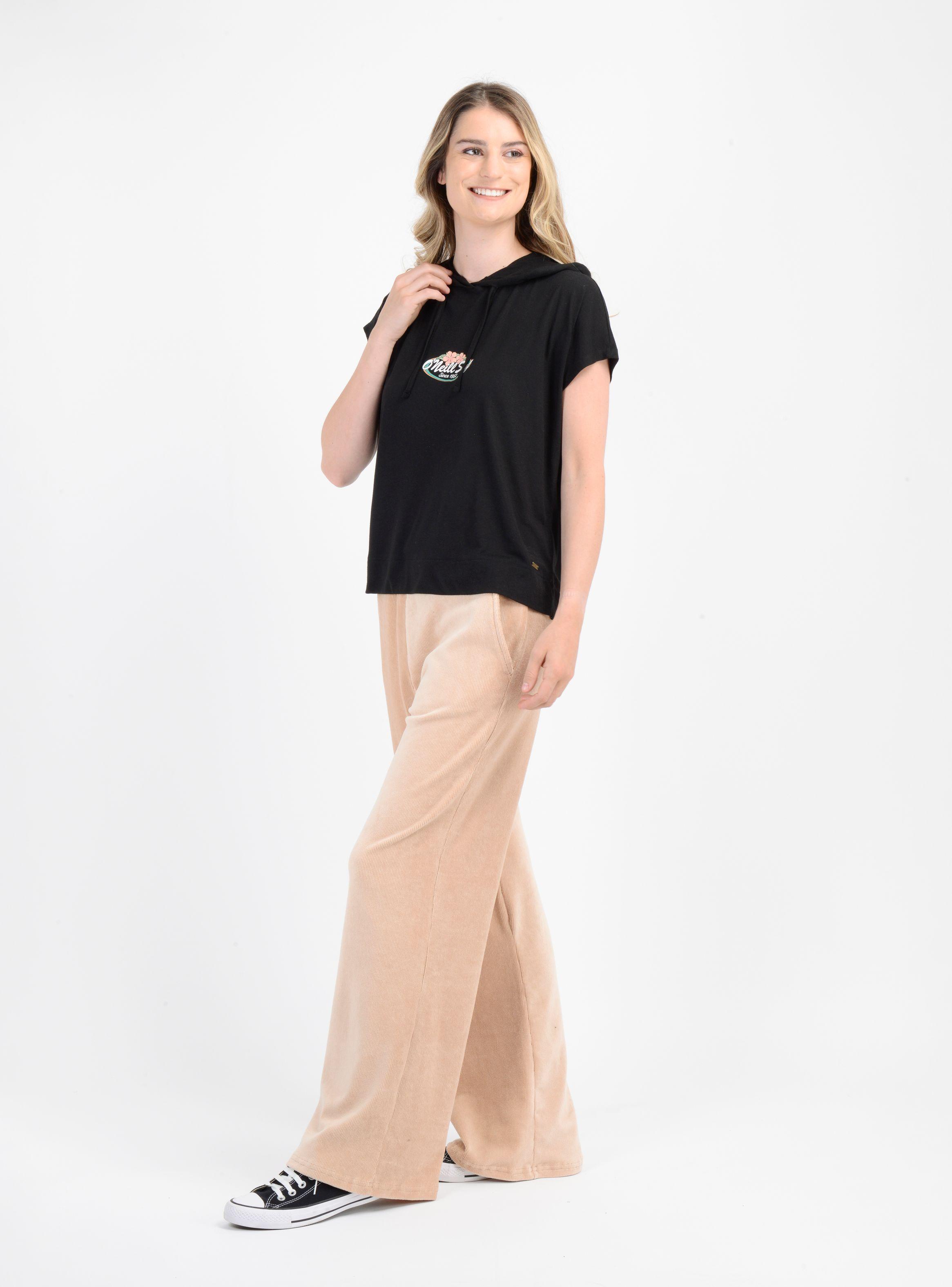 POLERA MANGA CORTA BEACHY BLOOM  NEGRO-2