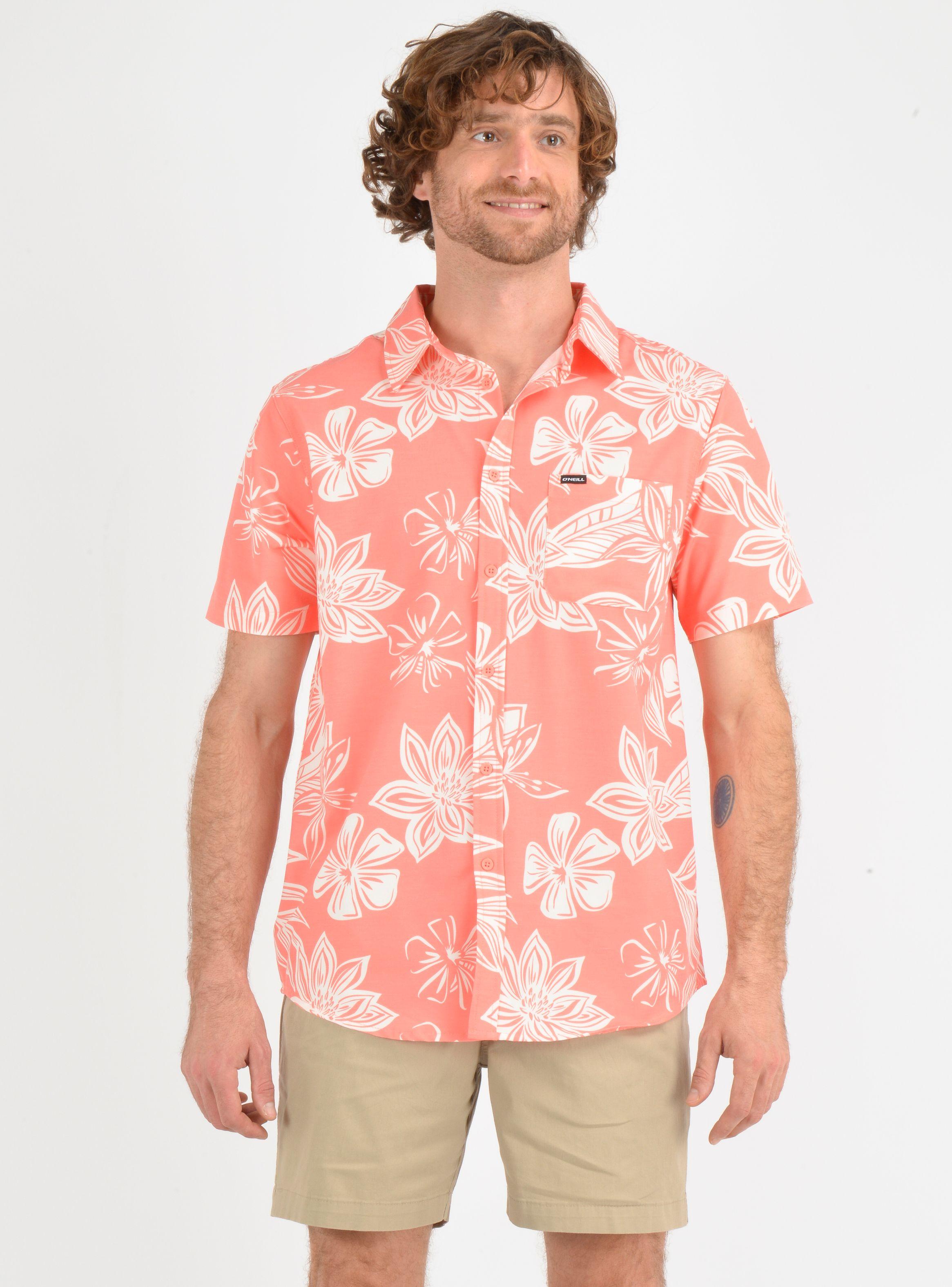 CAMISA MANGA CORTA TVLR UPF TRAVERSE  NARANJO-0