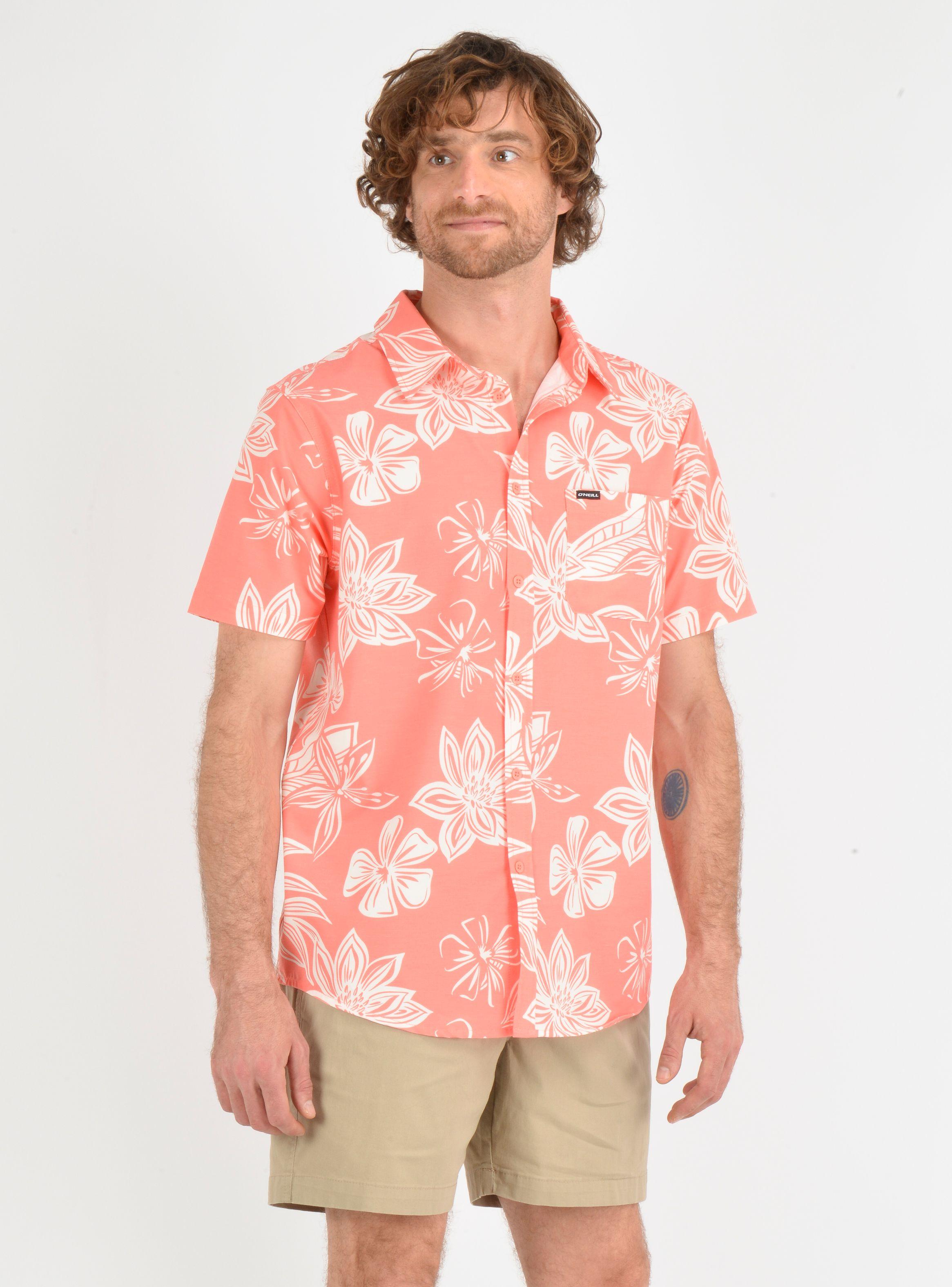 CAMISA MANGA CORTA TVLR UPF TRAVERSE  NARANJO-3