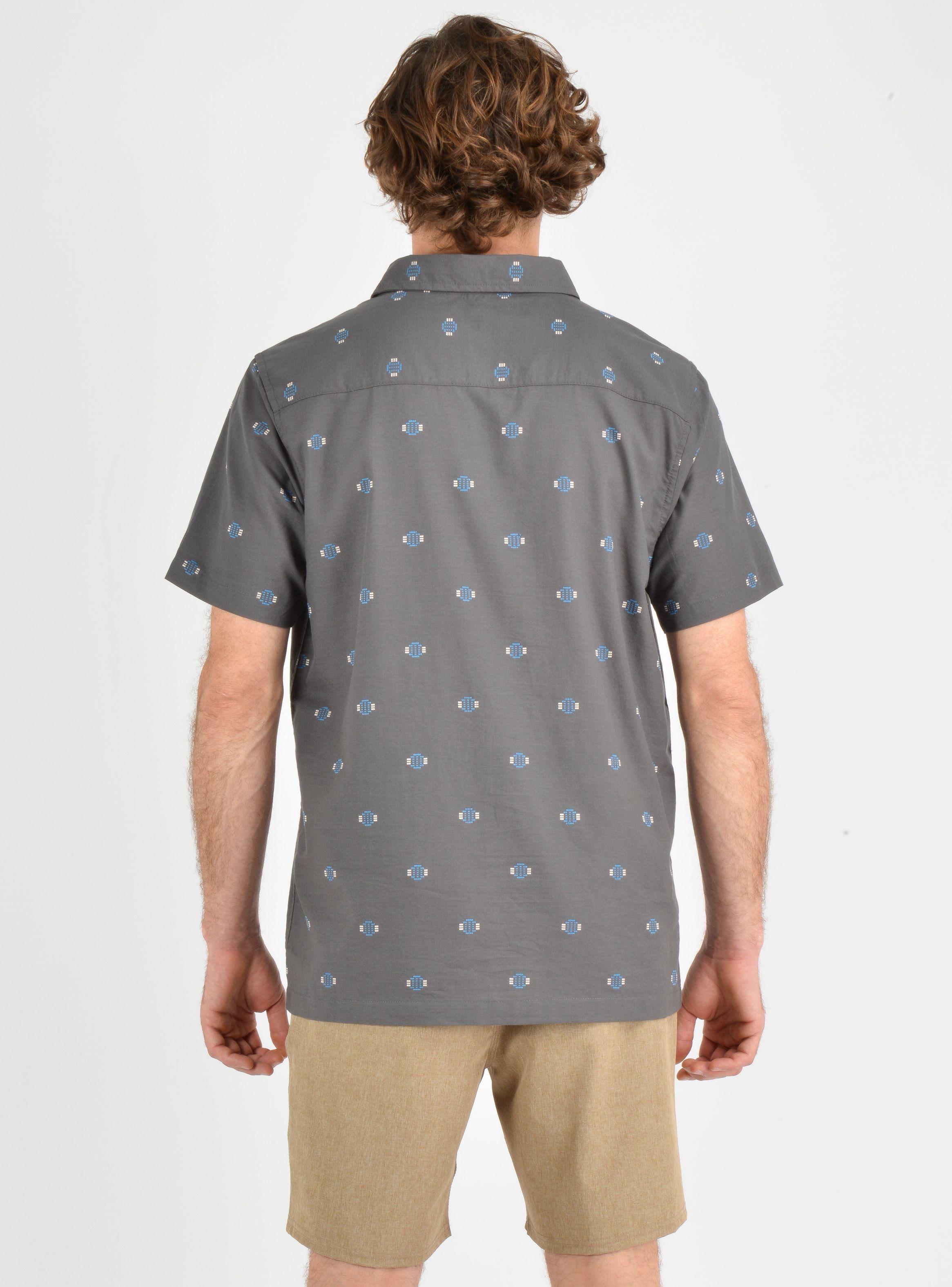 CAMISA MANGA CORTA HORIZON  GRIS-1