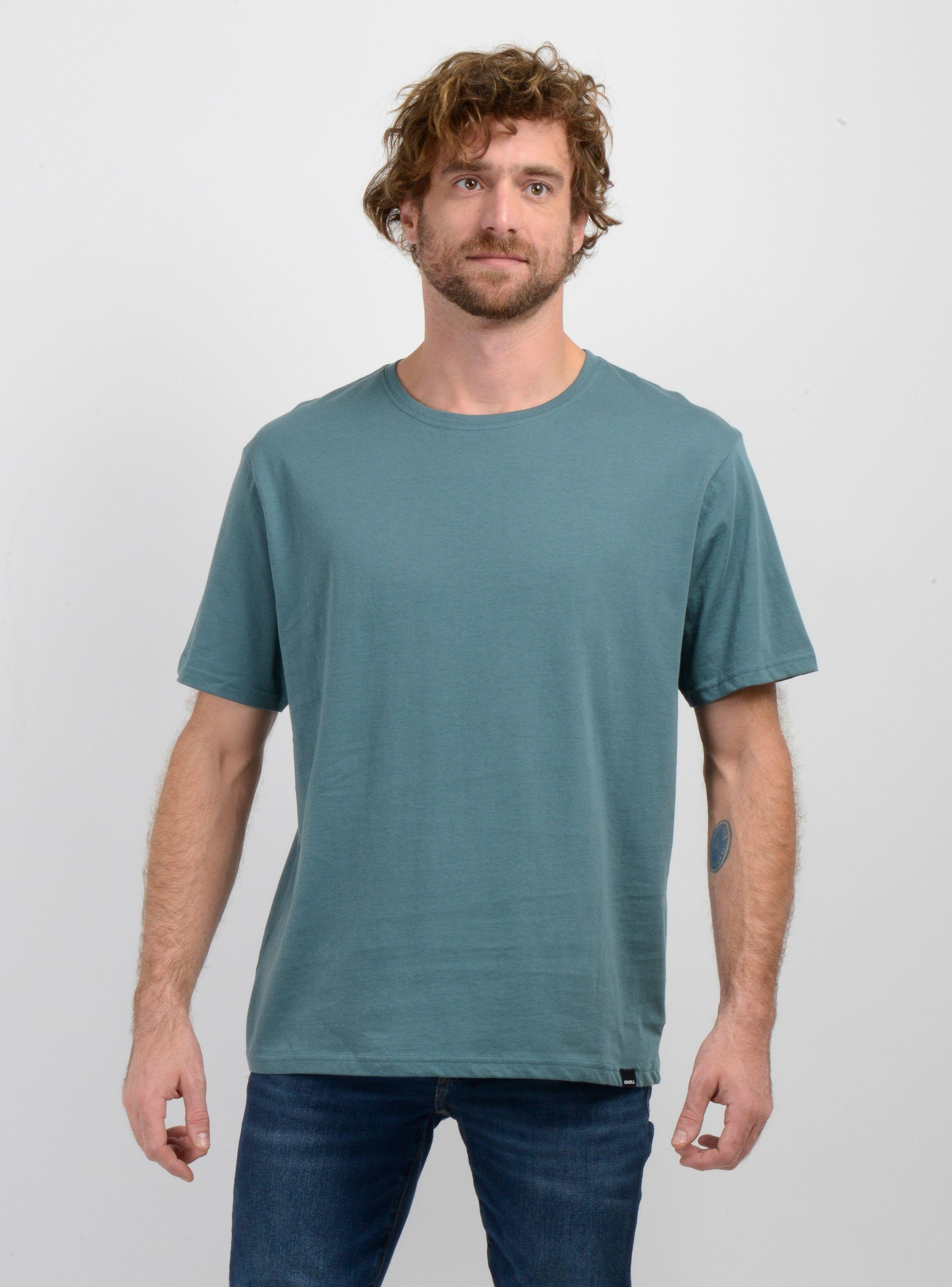 POLERA MANGA CORTA EAST CLIFF BASIC VERDE OSCURO-0