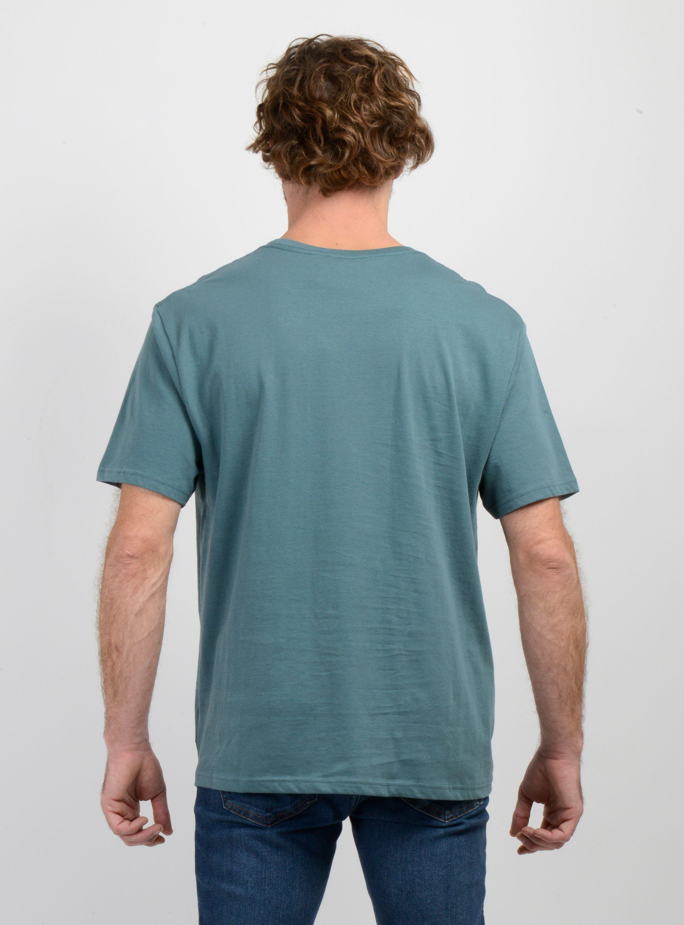 POLERA MANGA CORTA EAST CLIFF BASIC VERDE OSCURO-1