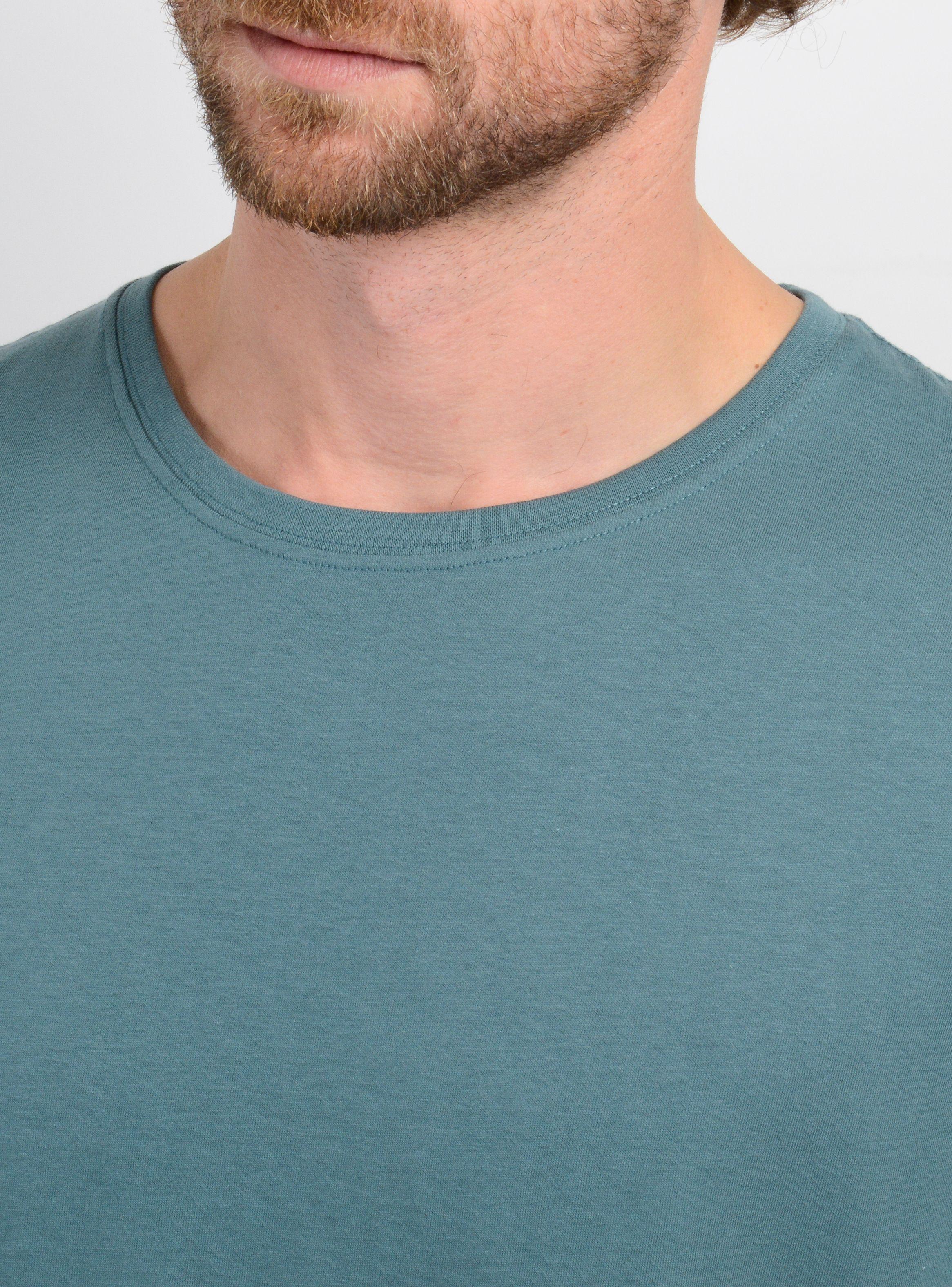 POLERA MANGA CORTA EAST CLIFF BASIC VERDE OSCURO-4