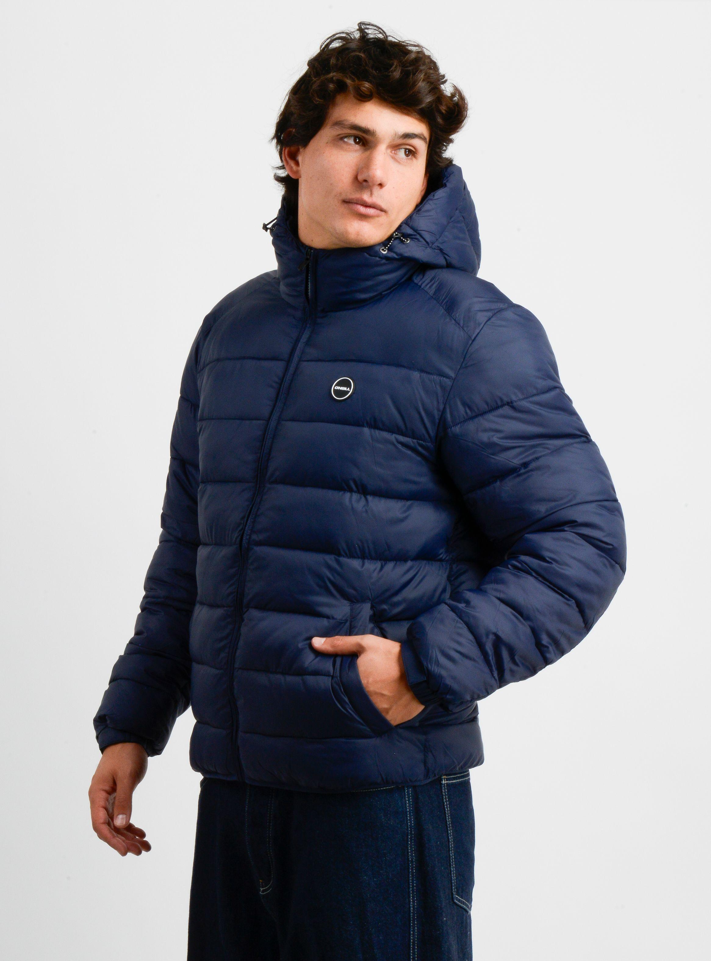 PARKA GLASSY PUFF AZUL OSCURO-2