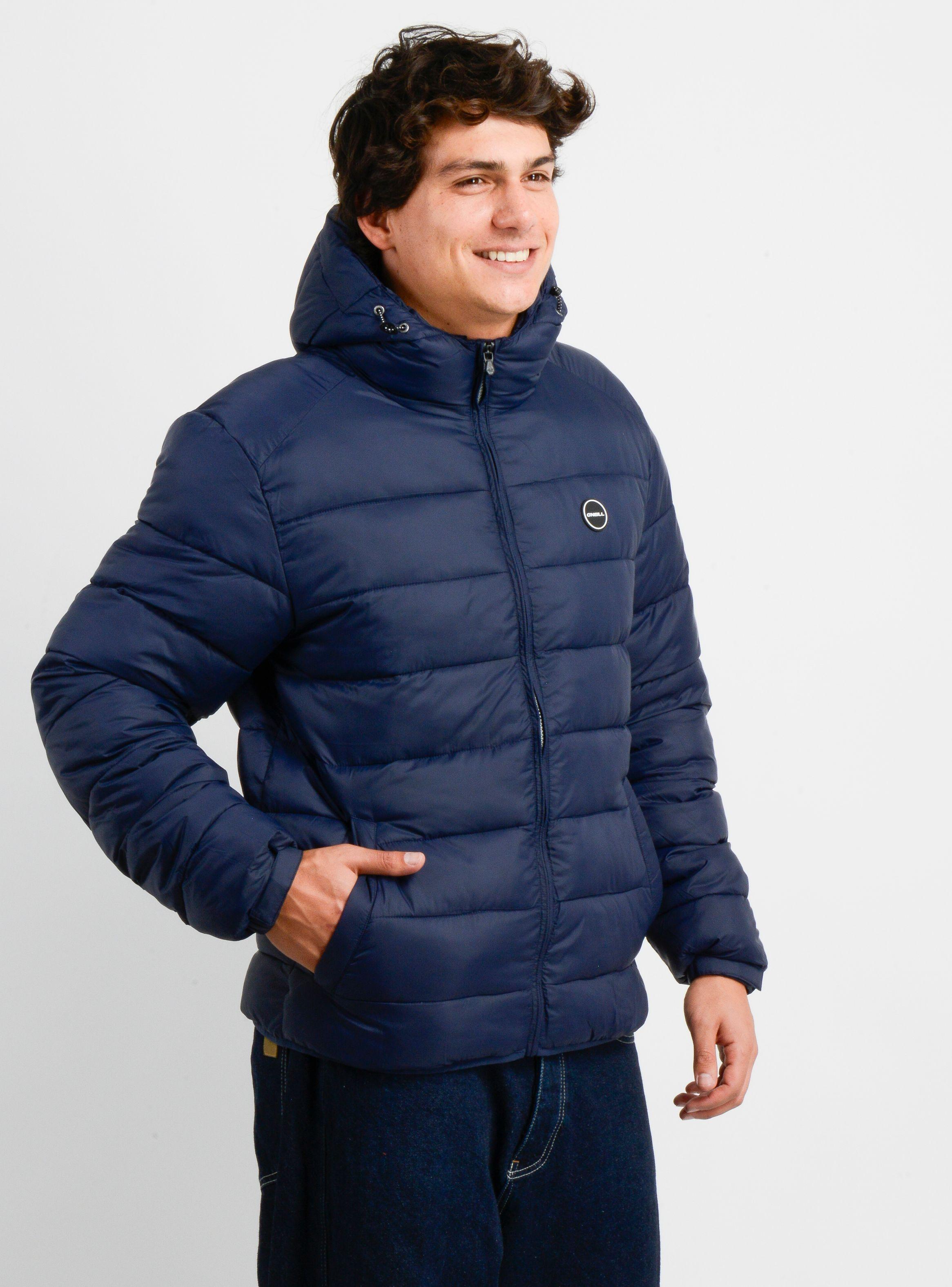 PARKA GLASSY PUFF AZUL OSCURO-3