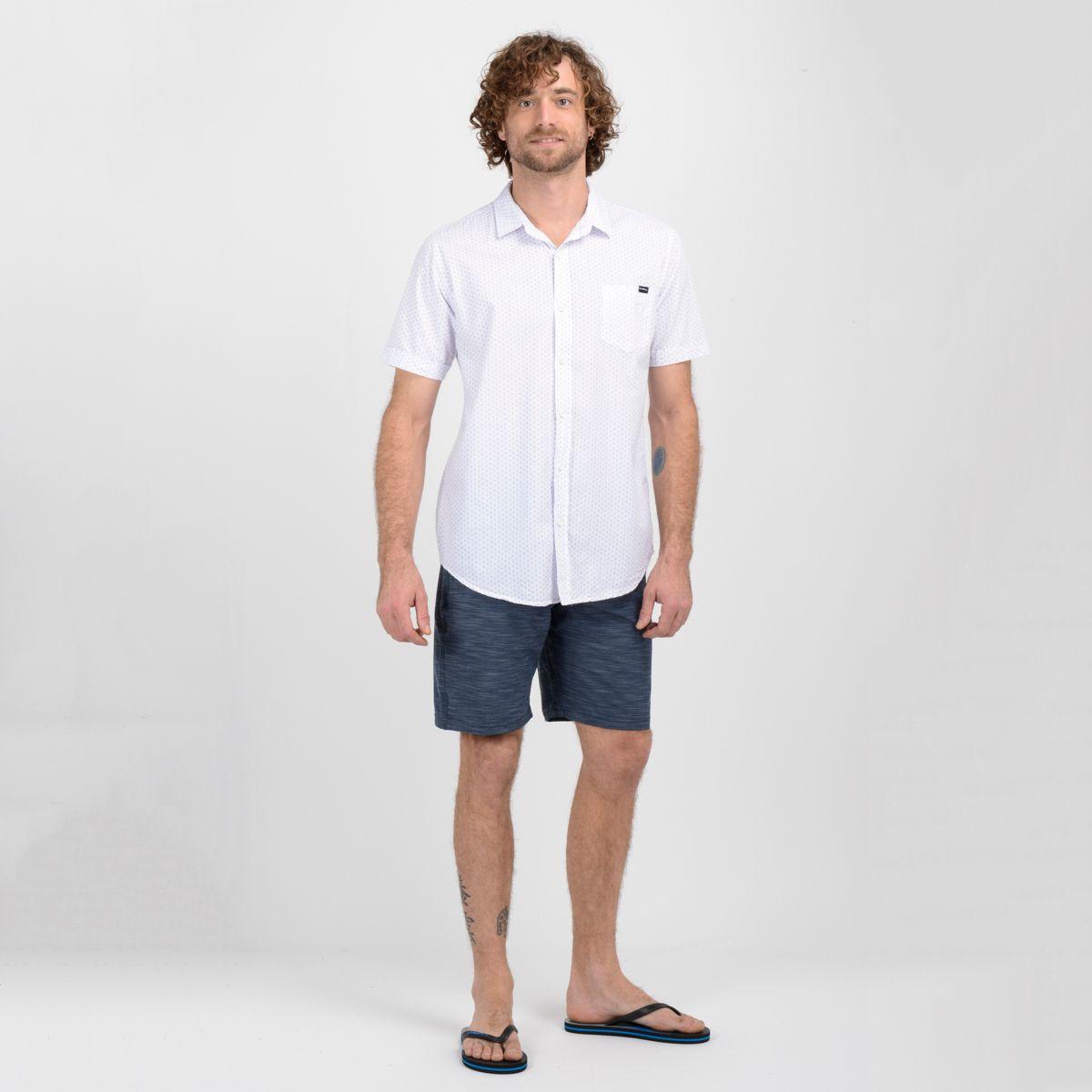 CAMISA MANGA CORTA BATU  BLANCO-3
