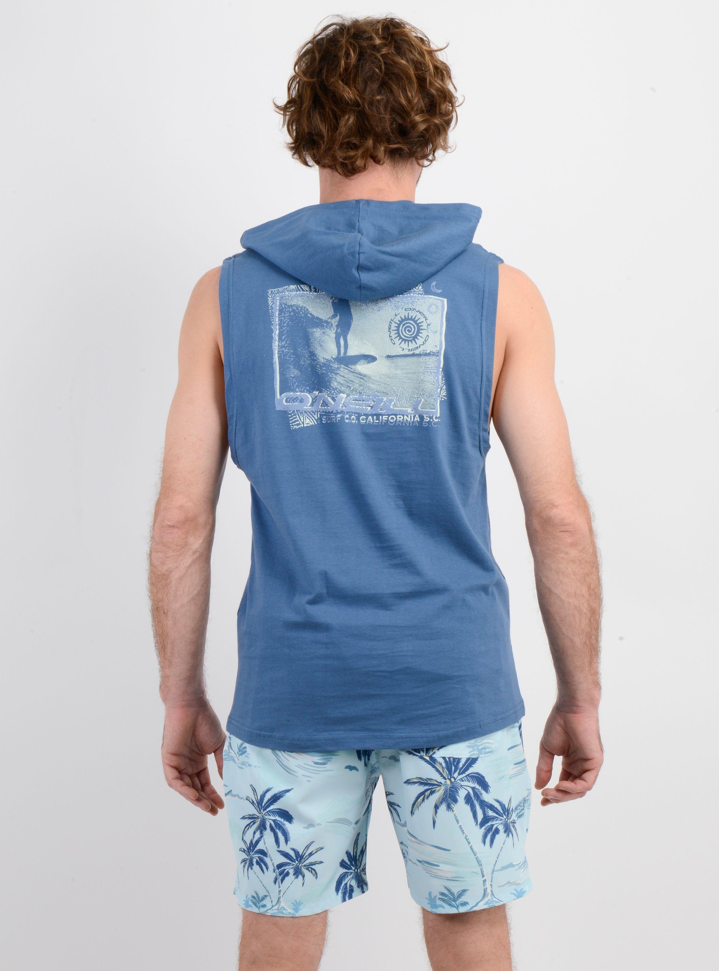 POLERA SIN MANGAS SUMMER TIME AZUL-1