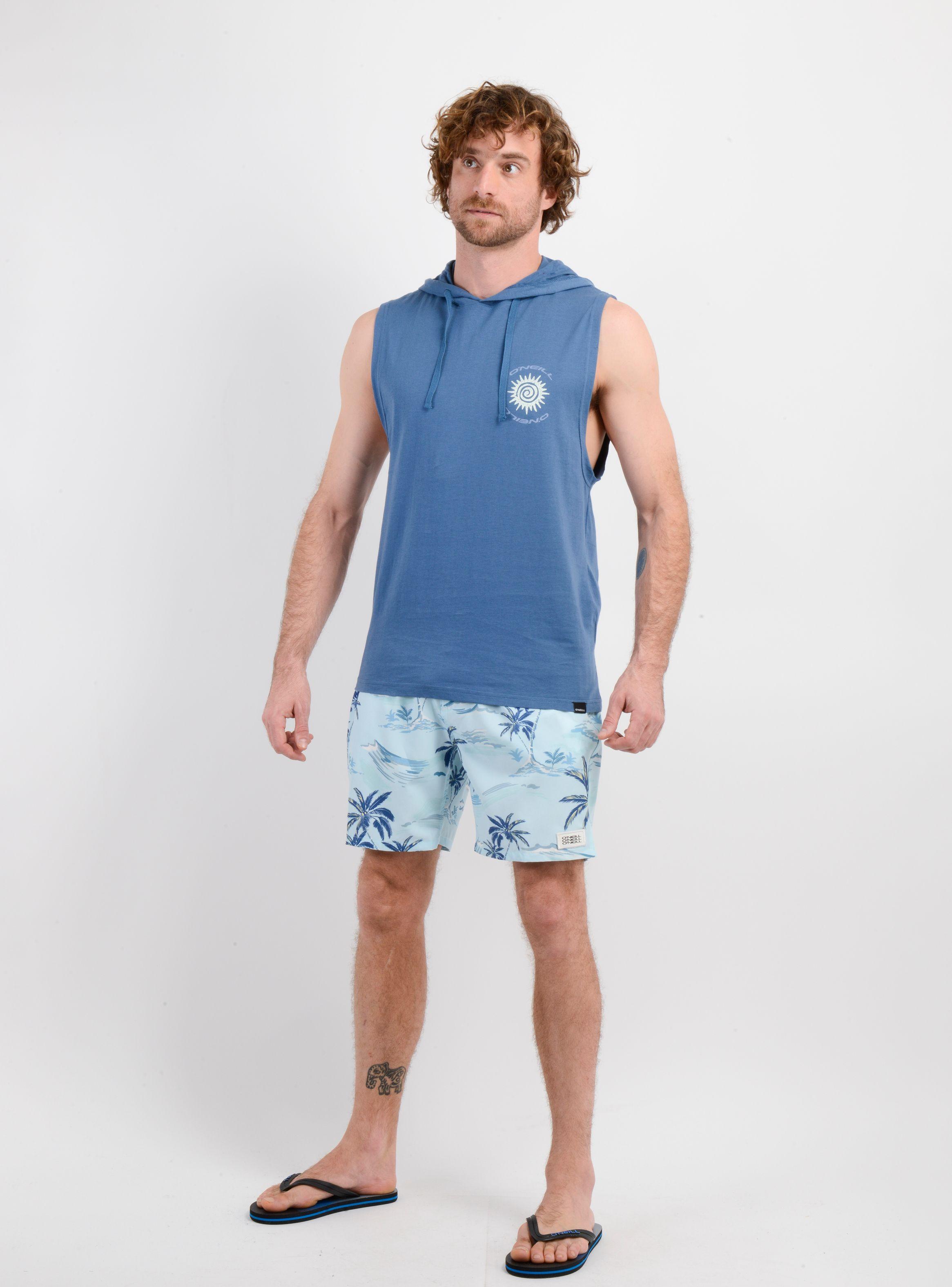 POLERA SIN MANGAS SUMMER TIME AZUL-2